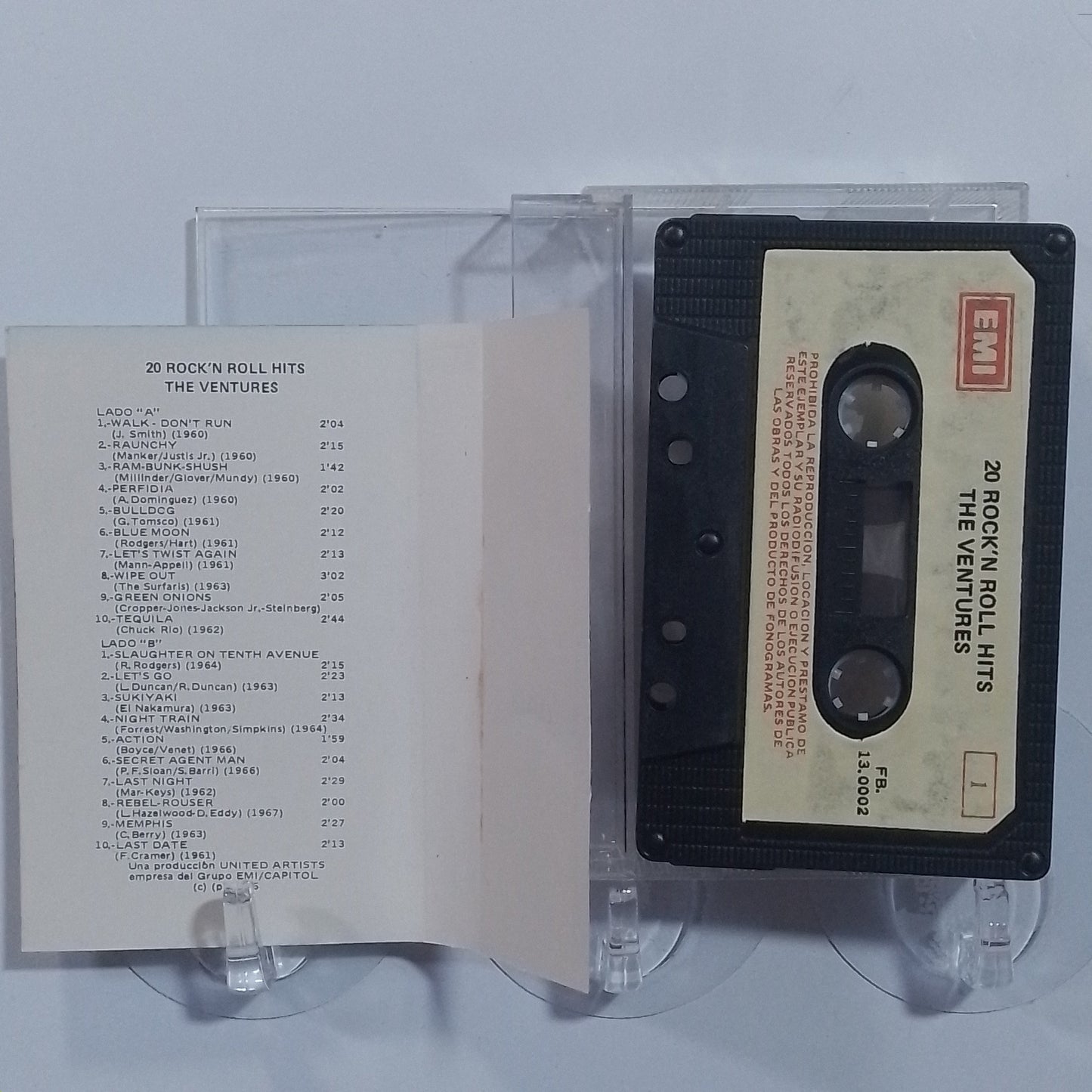 cassette The Ventures 20 Rock N Roll Hits made peru 1986 rock