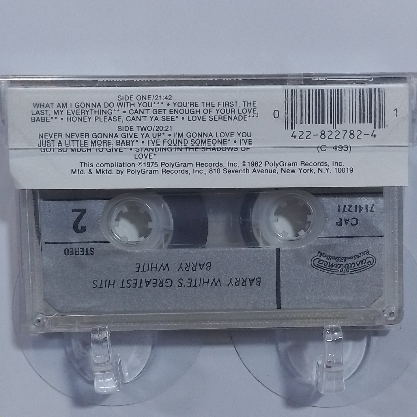 cassette barry white barry whites greatest hits made peru 1982 rock