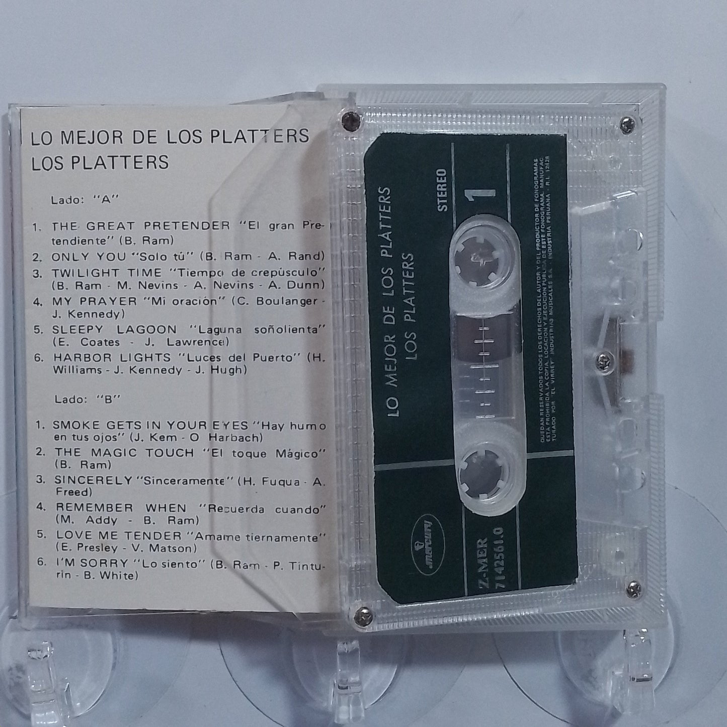 cassette los platters lo mejor de los platters made peru 1970 blues
