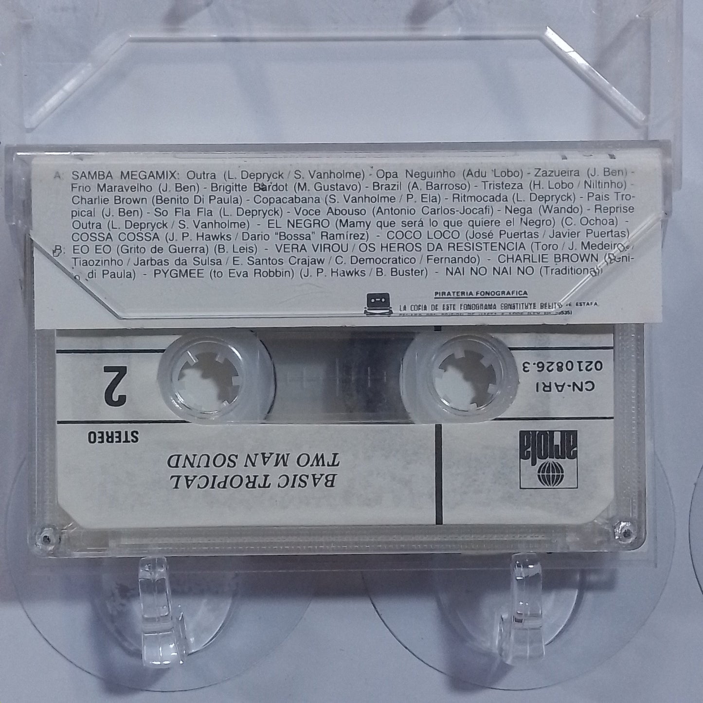 cassette Two Man Sound Basic Tropical made peru 1990 Latin Disco