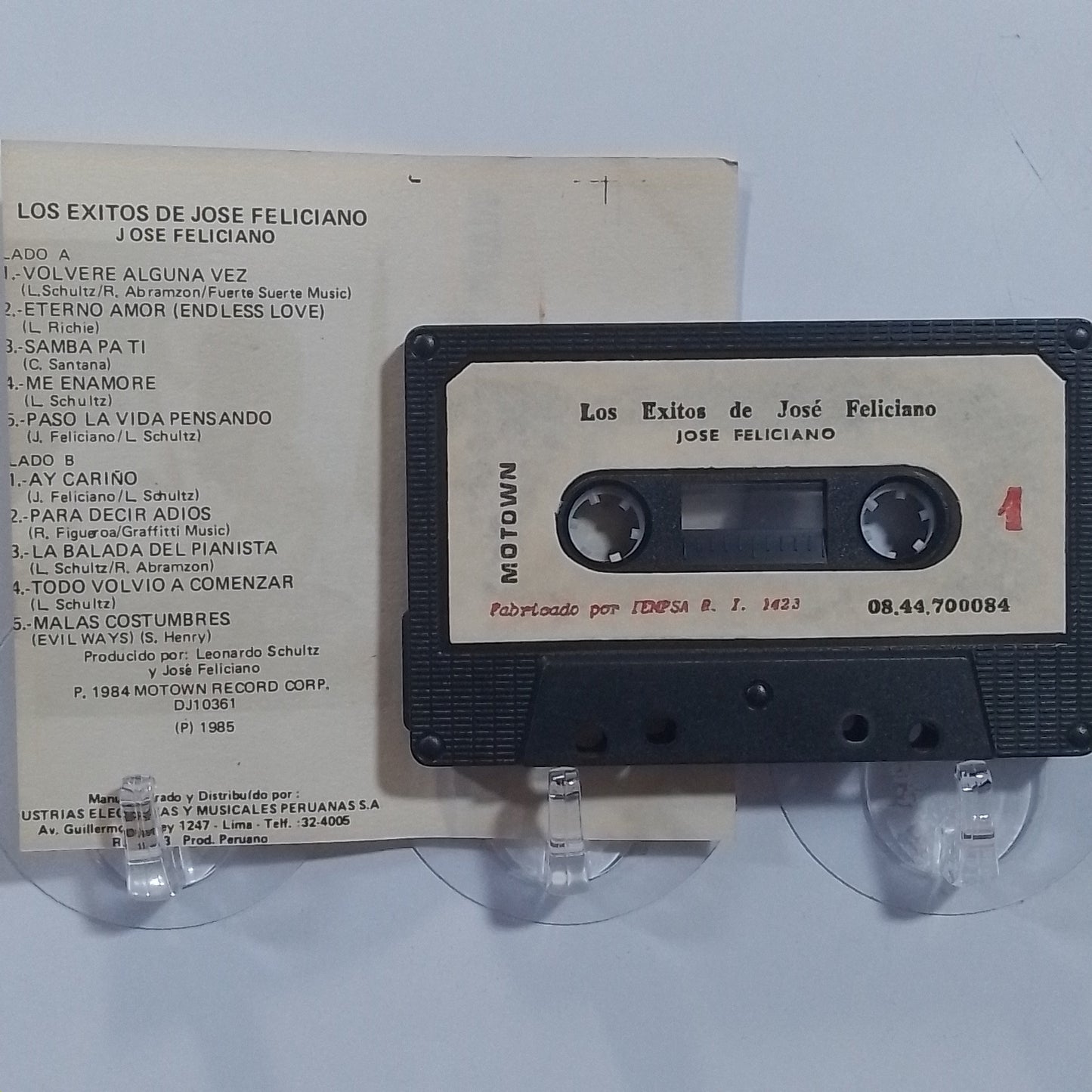 cassette jose feliciano los exitos de jose feliciano made peru 1985 balada latin