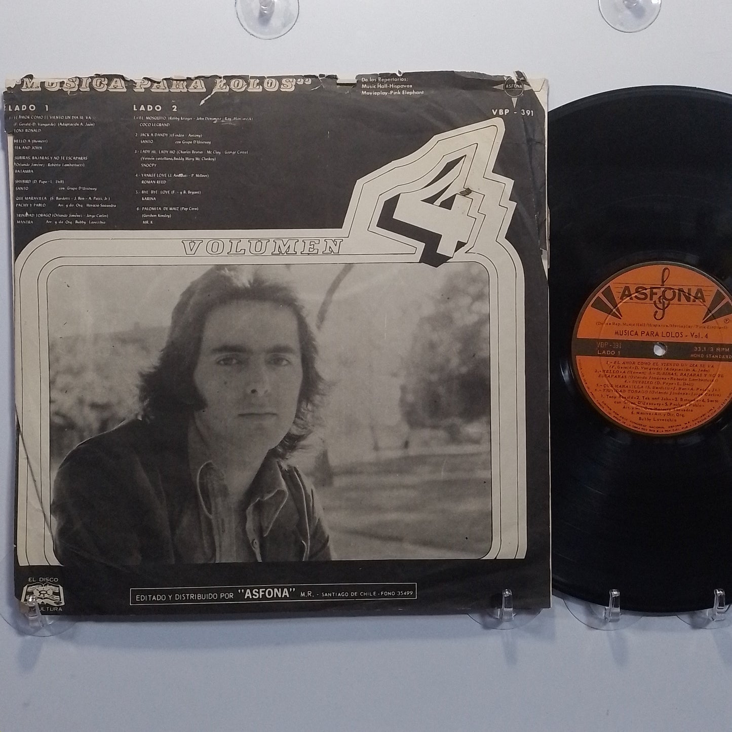 lp Musica Para Lolos volumen 4 Tony Ronald Coco Legrand Karina varios made chile 1973 pop rock