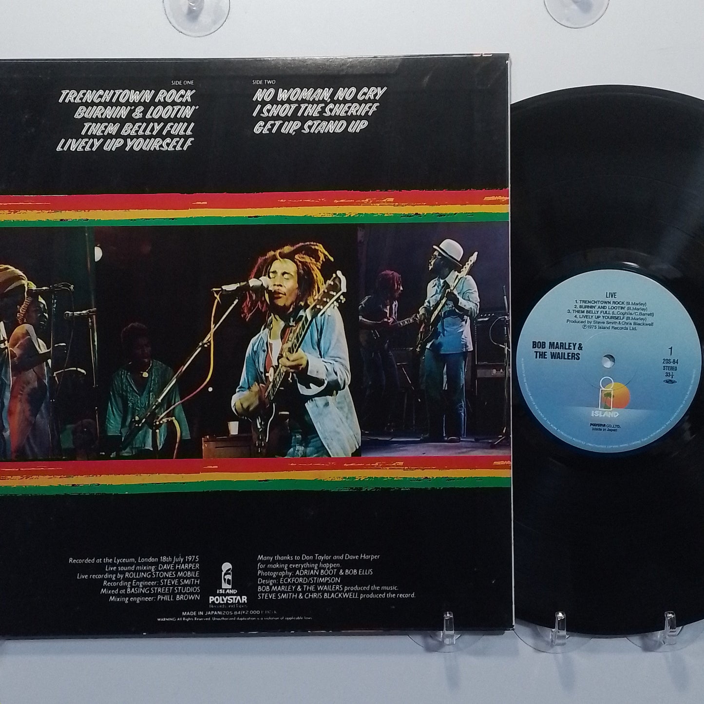 lp Bob Marley And The Wailers Live made japon 1982 Reggae