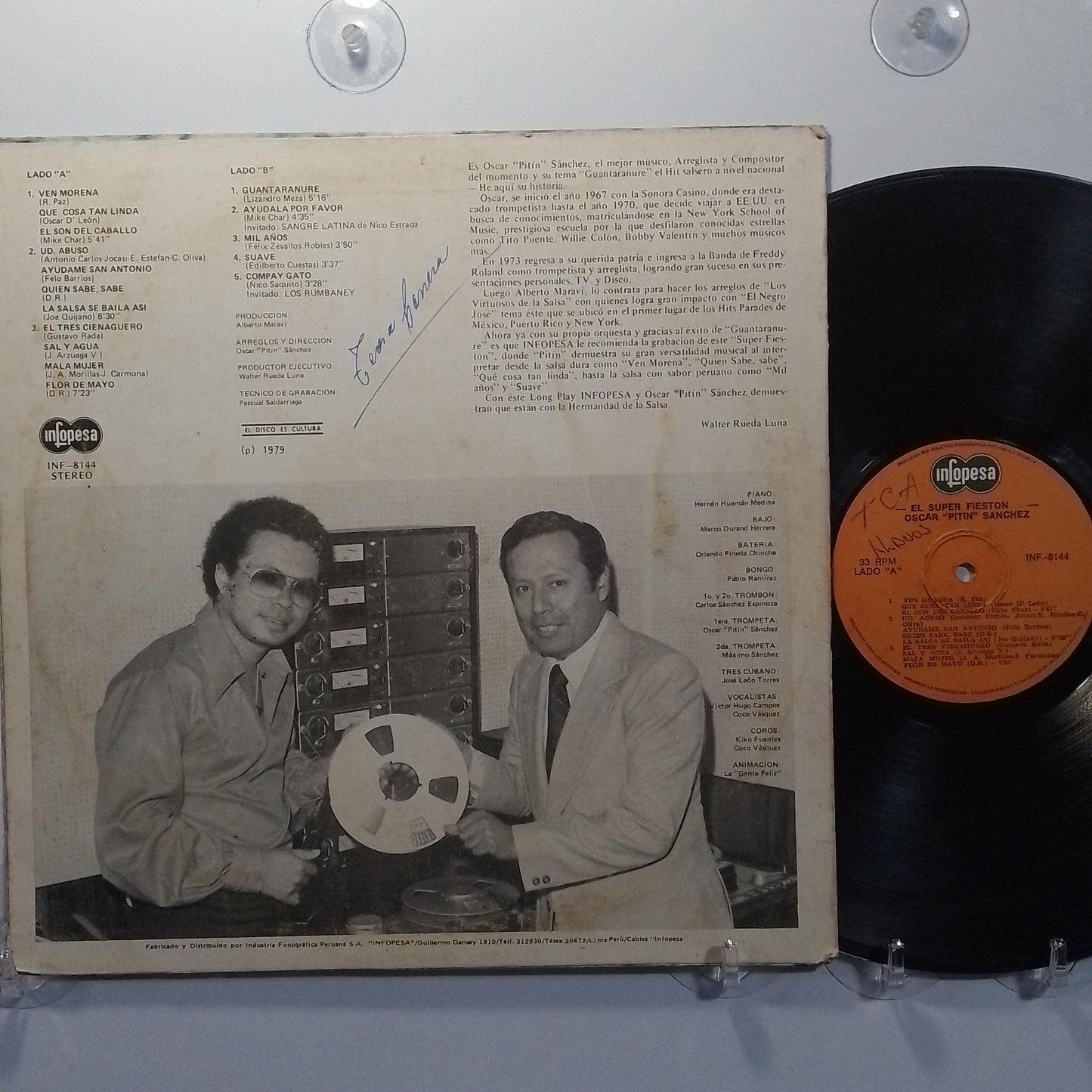 lp oscar pitin sanchez el super fieston made peru 1979 salsa cumbia