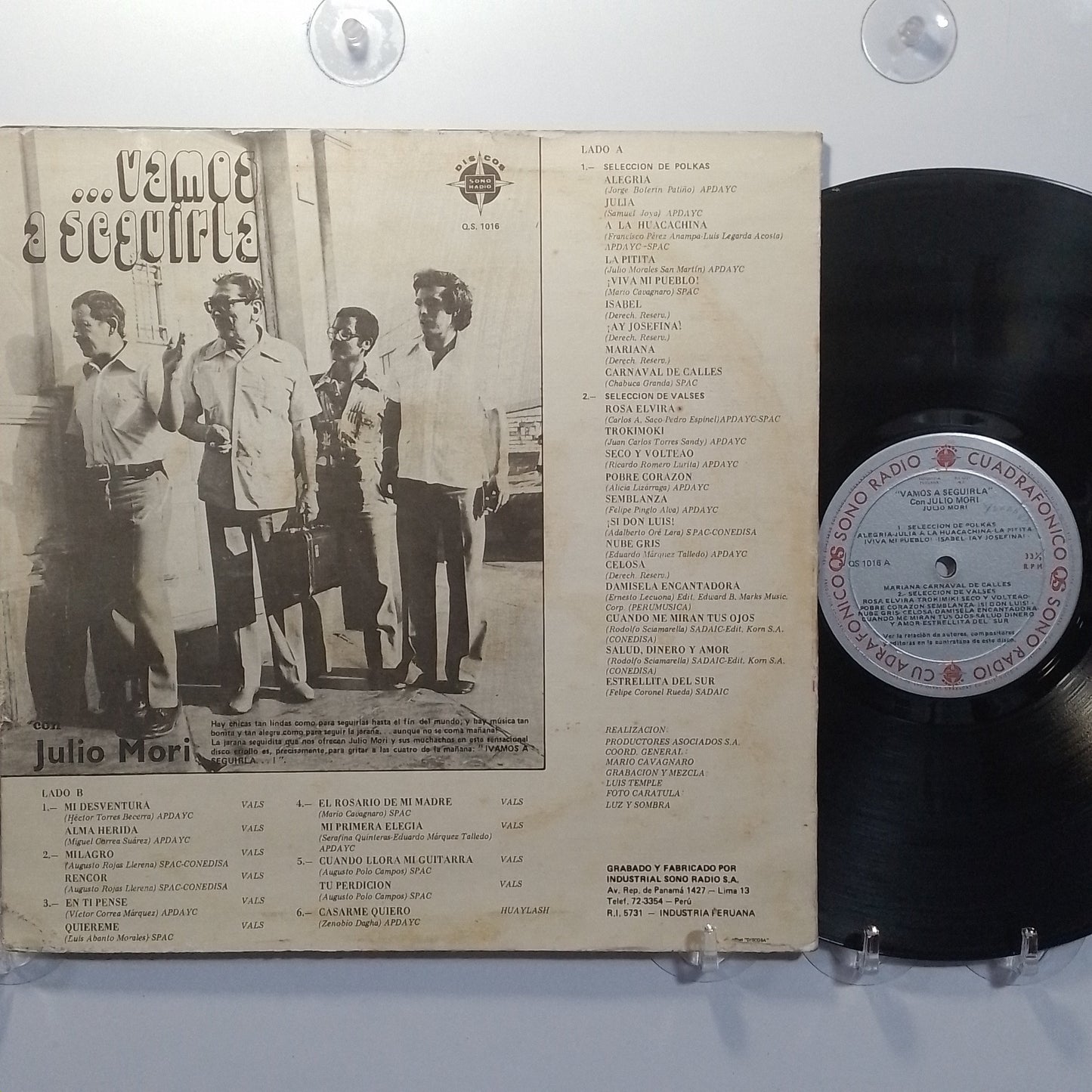 lp Julio Mori Vamos A Seguirla made peru 1977 criollo folk