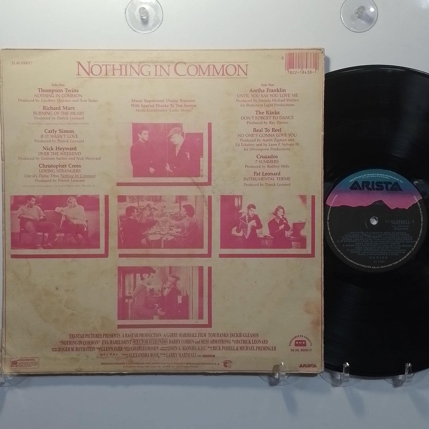 lp Nothing In Common Thompson Twins The Kinks Christopher Cross varios made peru 1986 Synth pop