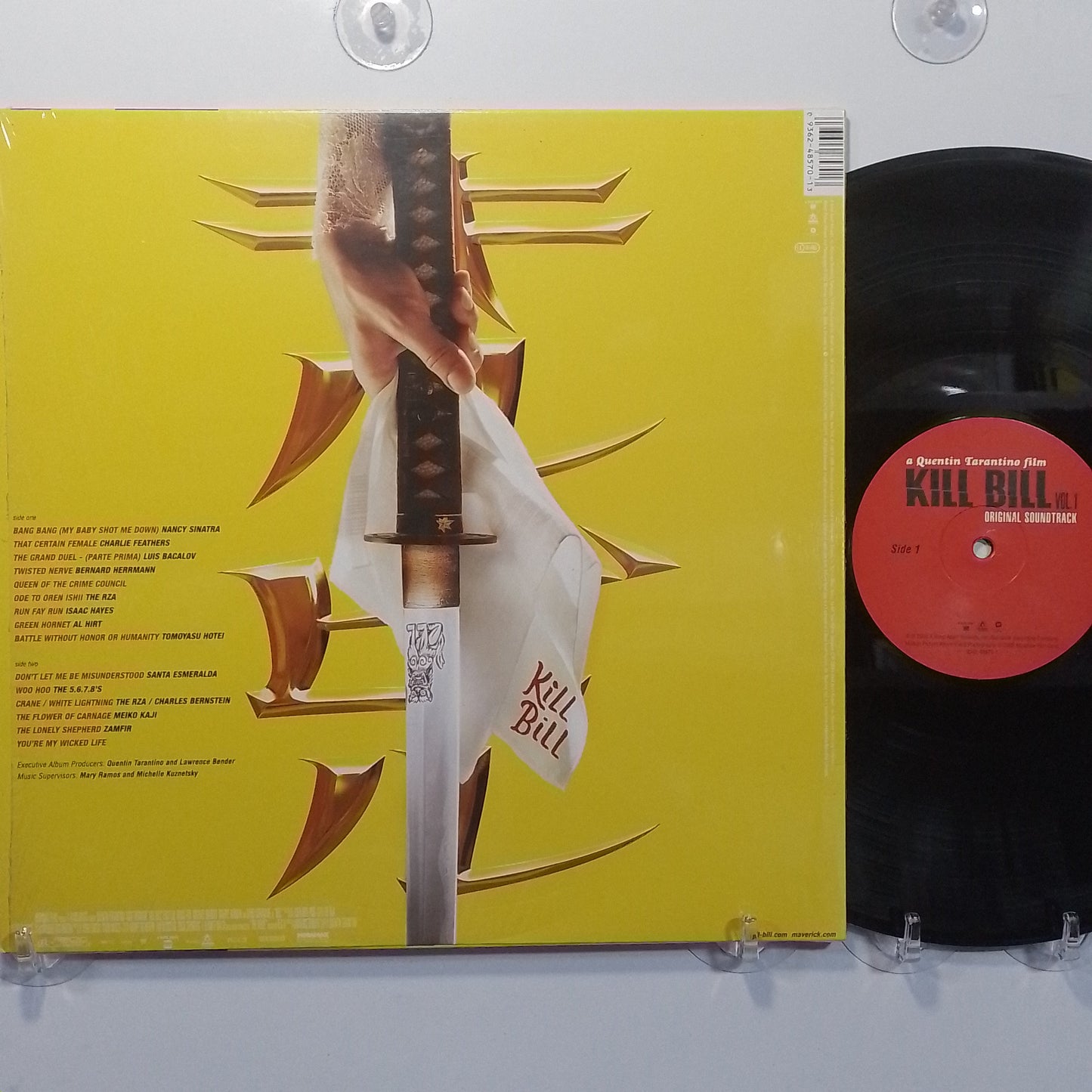 lp Kill Bill Vol 1 Nancy Sinatra Santa Esmeralda Zamfir varios made usa 2003 con insert soundtrack