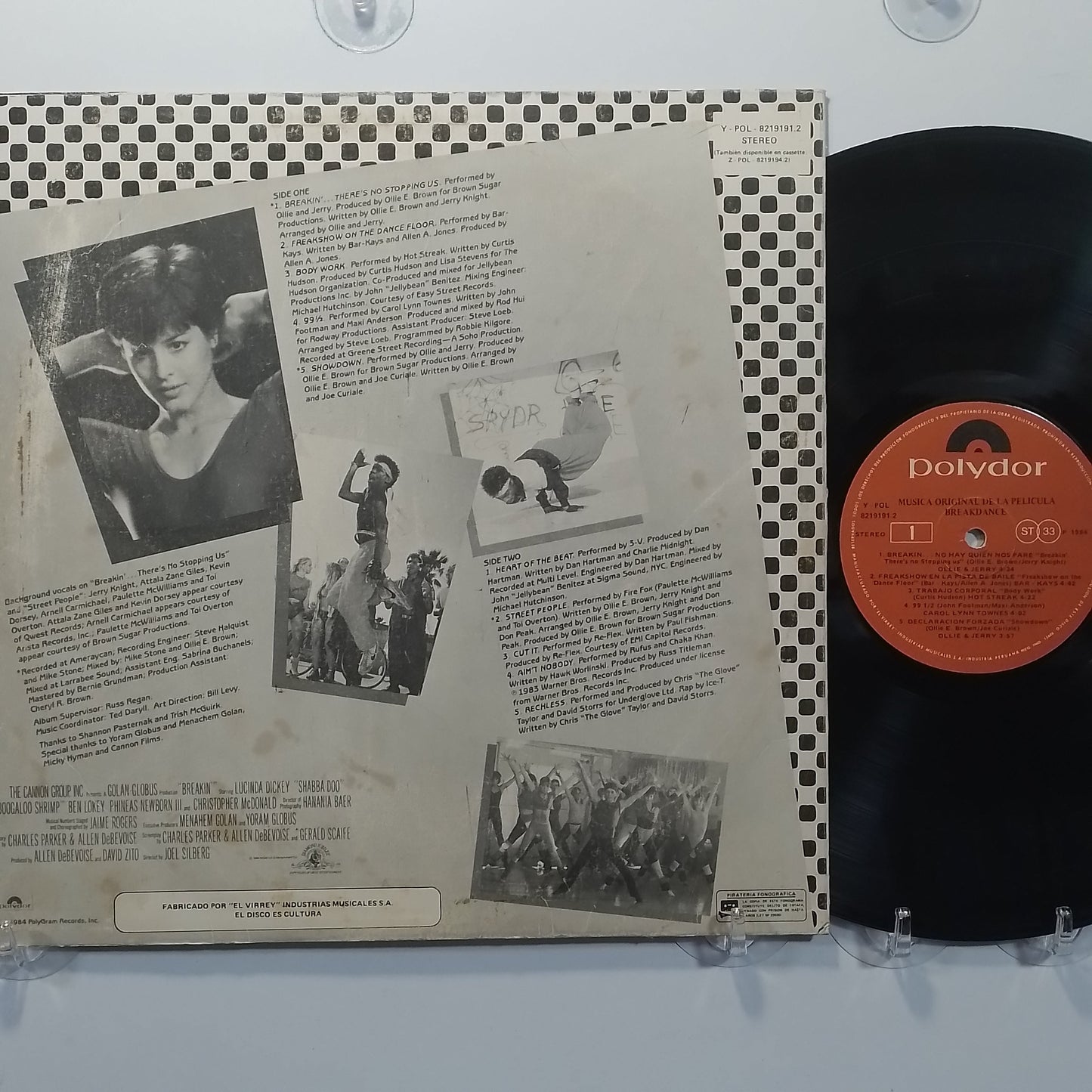 lp breakin breakdance soundtrack movie made peru 1984 soundtrack movie