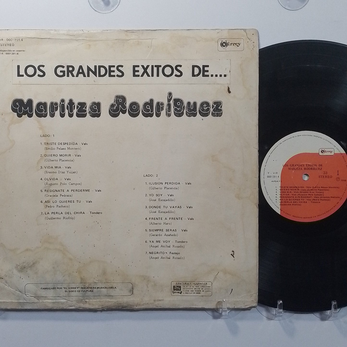 lp Maritza Rodriguez Grandes Exitos made peru 1983 vals criollo folk