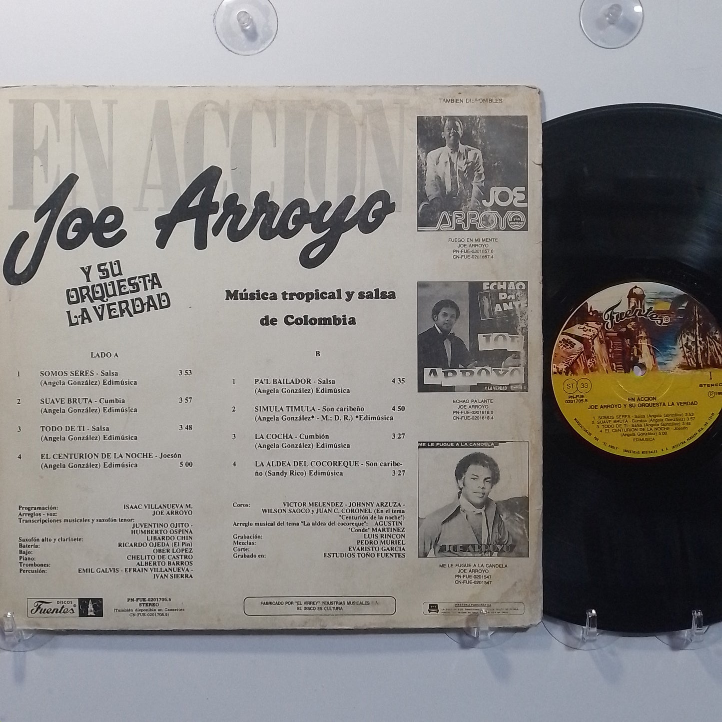 lp Joe Arroyo Y Su Orquesta La Verdad En Accion made peru 1990 salsa