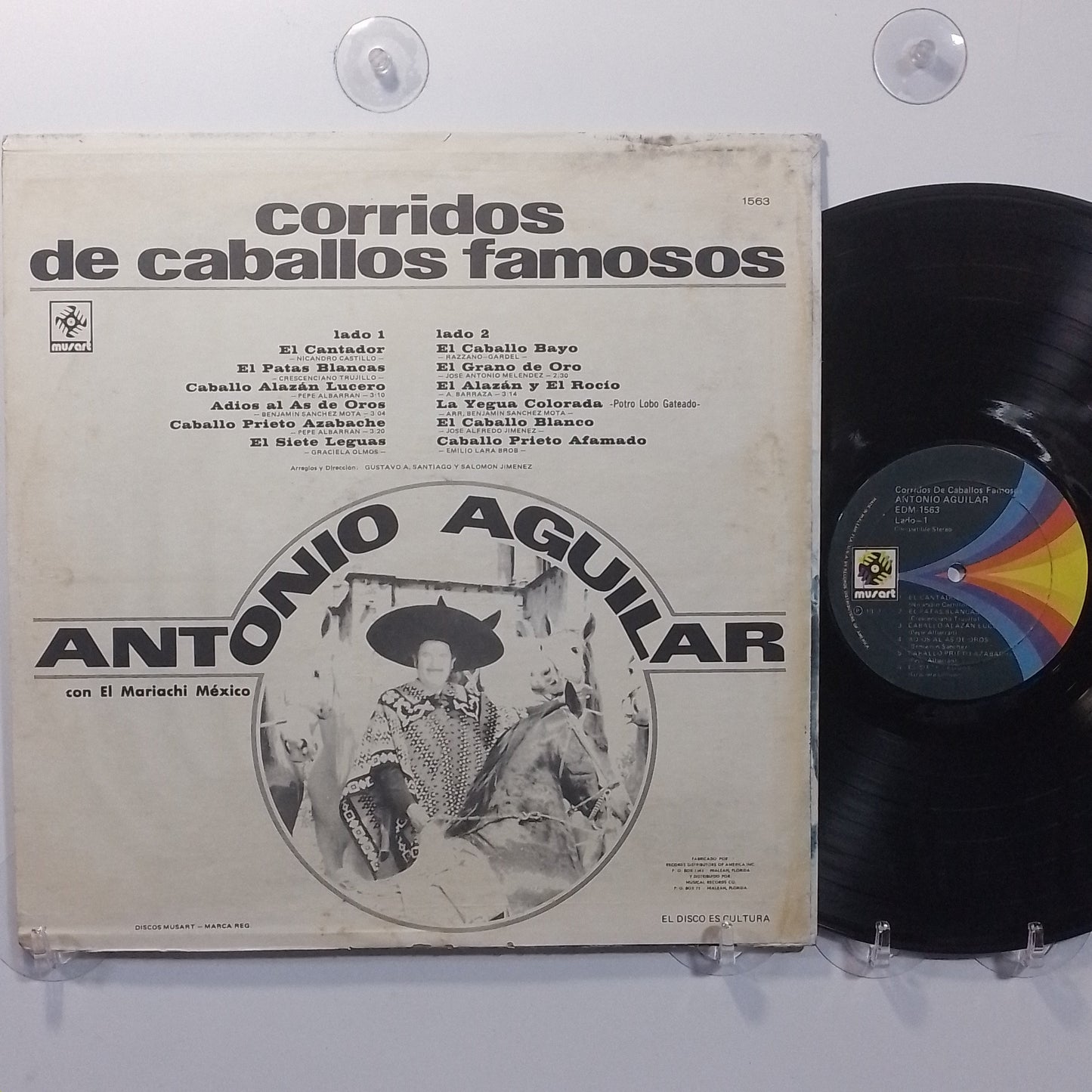 lp Antonio Aguilar Corridos De Caballos Famosos made usa 1972 ranchera folk