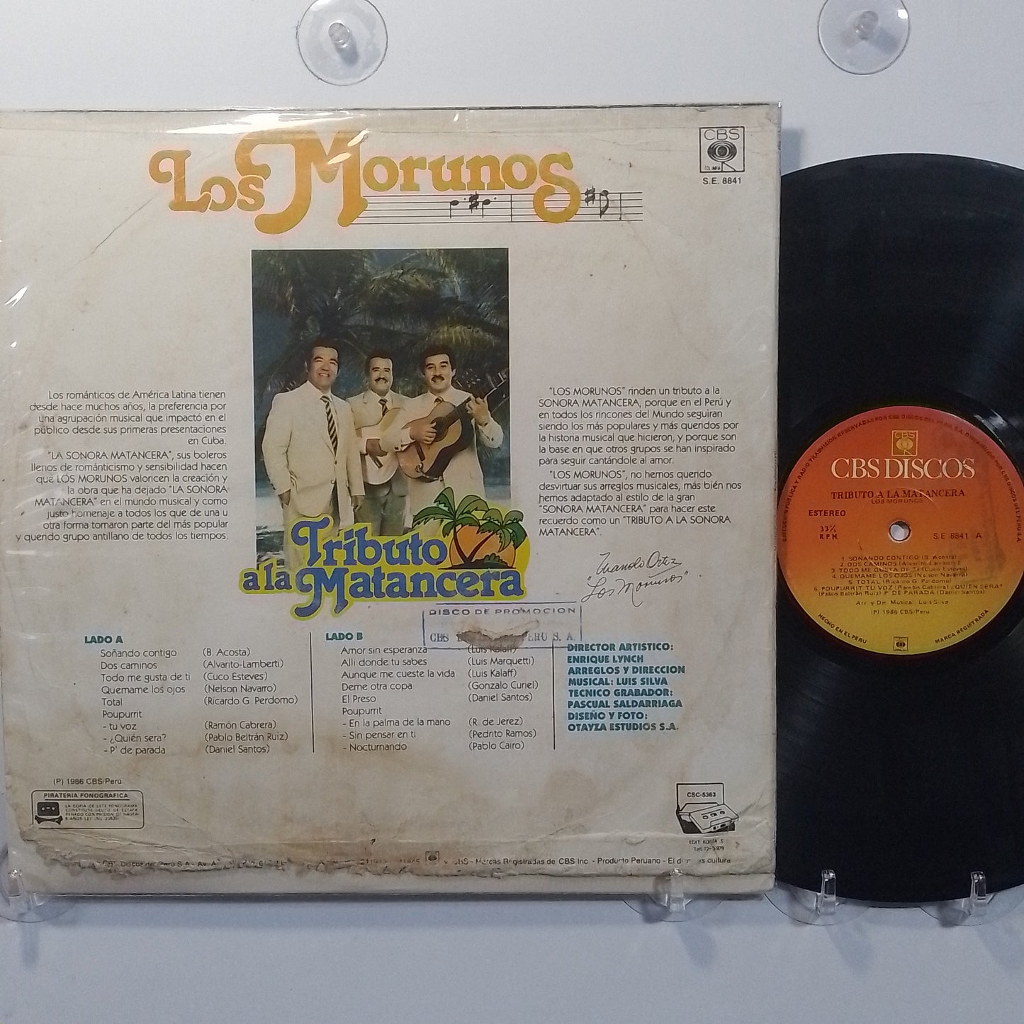 lp los morunos tributo a la matancera made peru 1986 latin bolero
