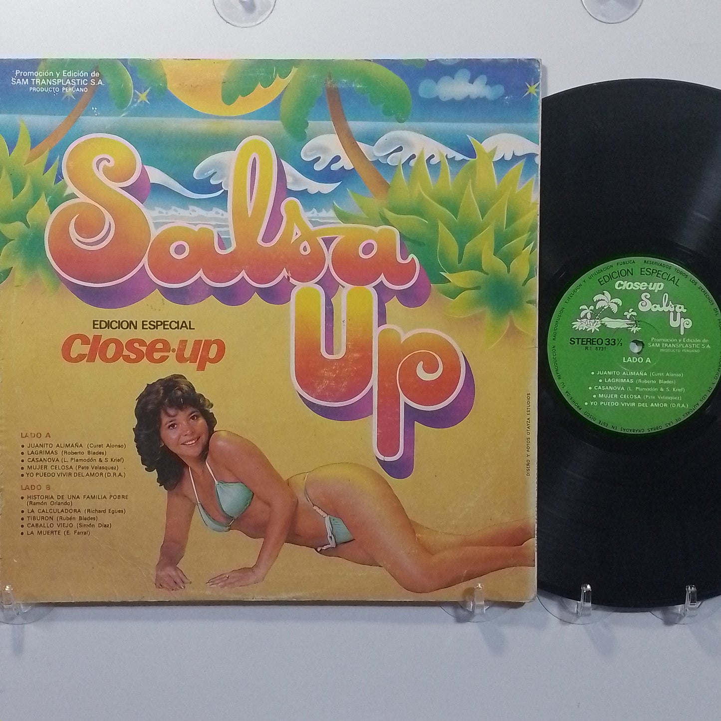 lp Salsa Up Juanito Alimaña Lagrimas Caballo Viejo varios made peru 1986 salsa