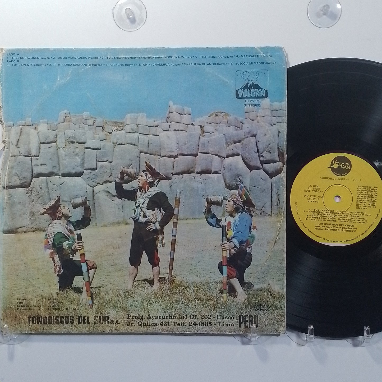 lp Los Bohemios Del Cusco Bohemia Cusqueña Vol 1 made peru 1987 andean folk