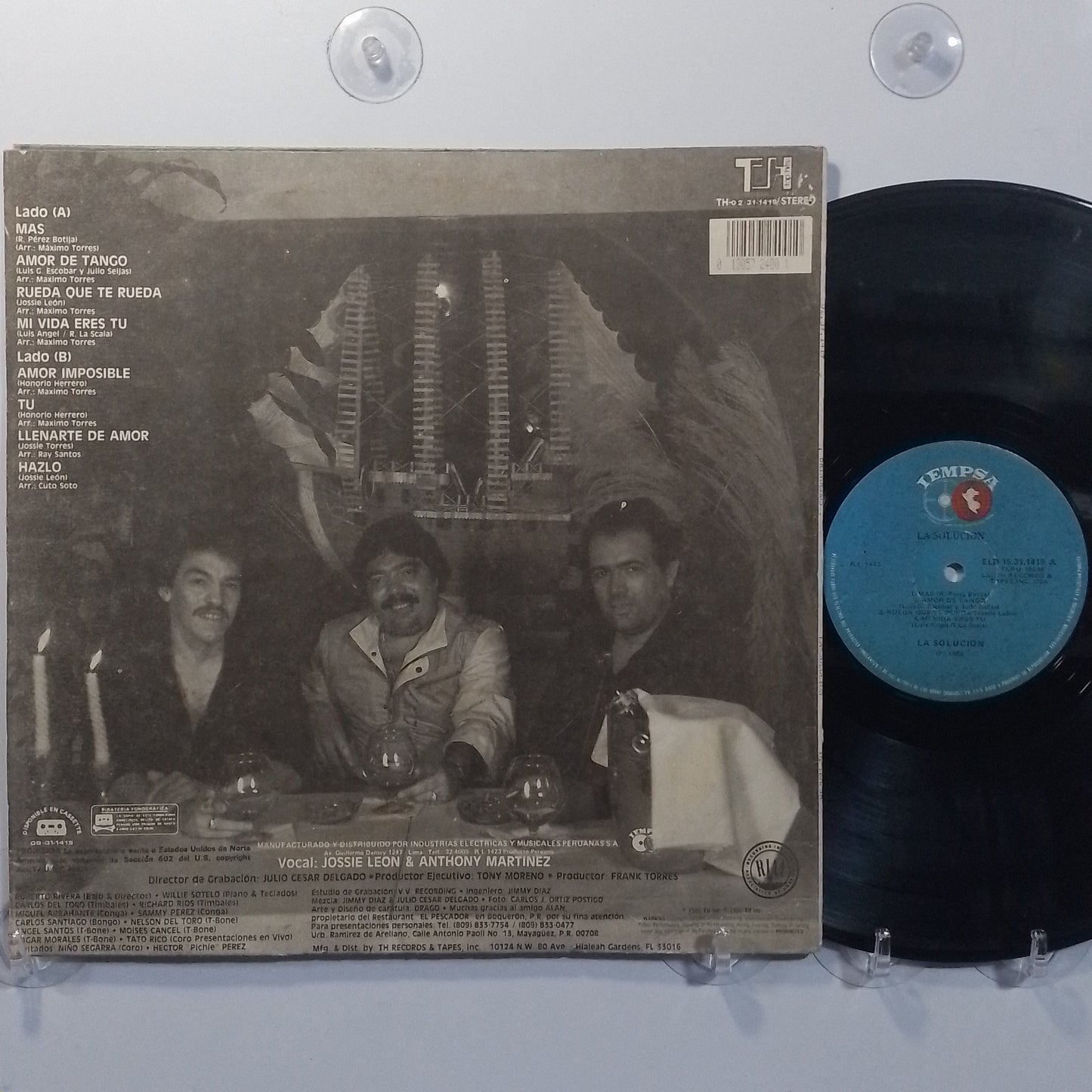 lp Orquesta La Solucion Brindemos made peru 1986 salsa