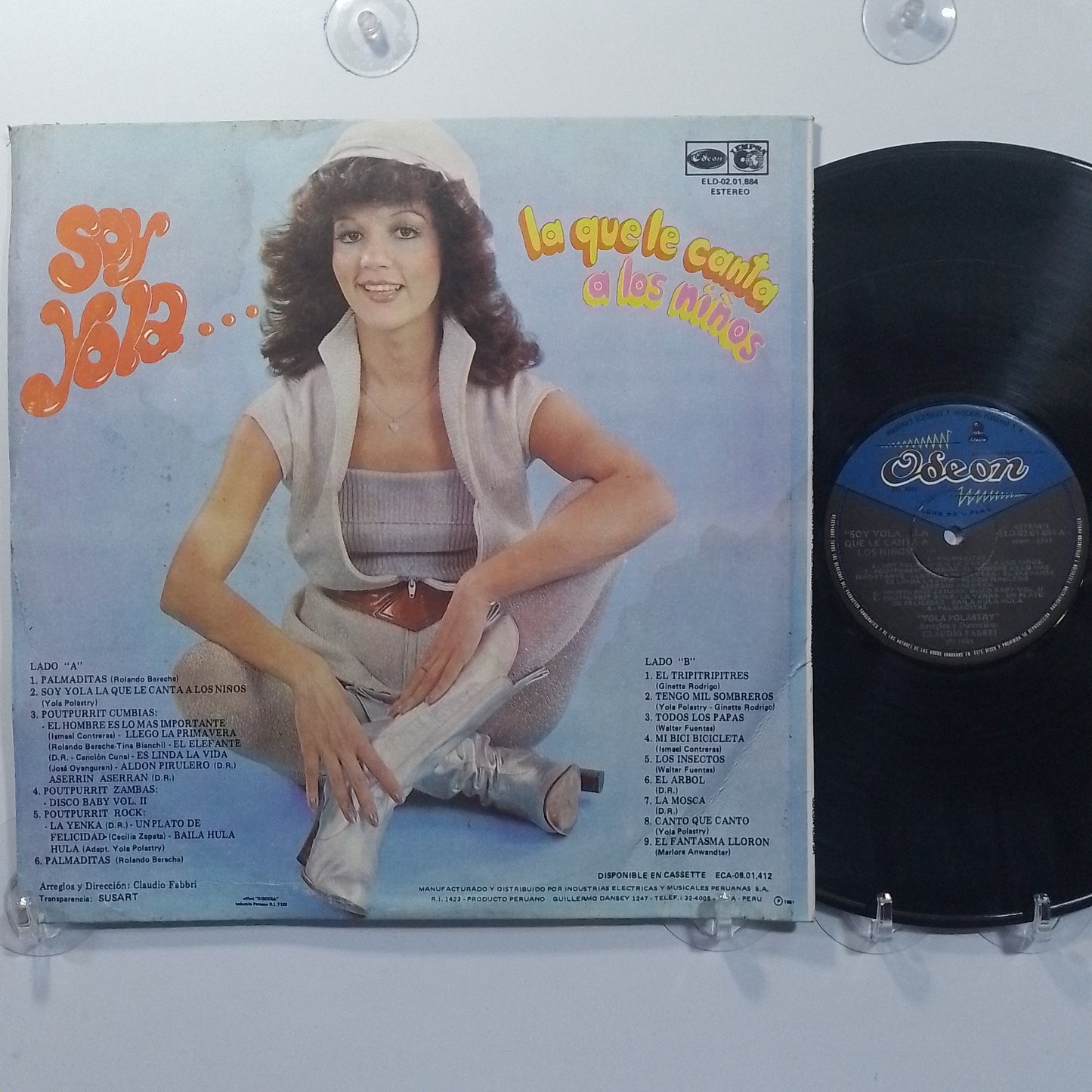 lp yola polastry soy yola la que le canta a los niños made peru 1981 infantil
