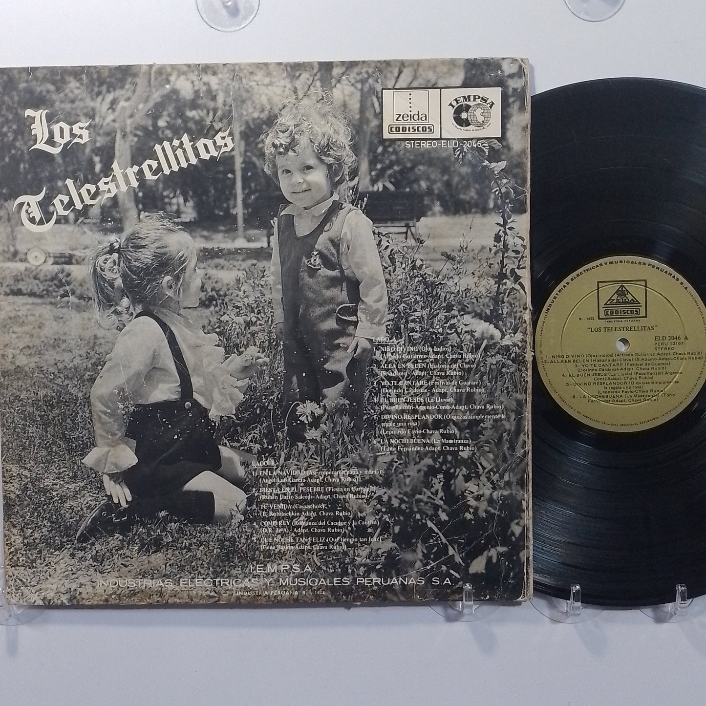 lp los telestrellitas los telestrellitas made peru 1980 villancicos