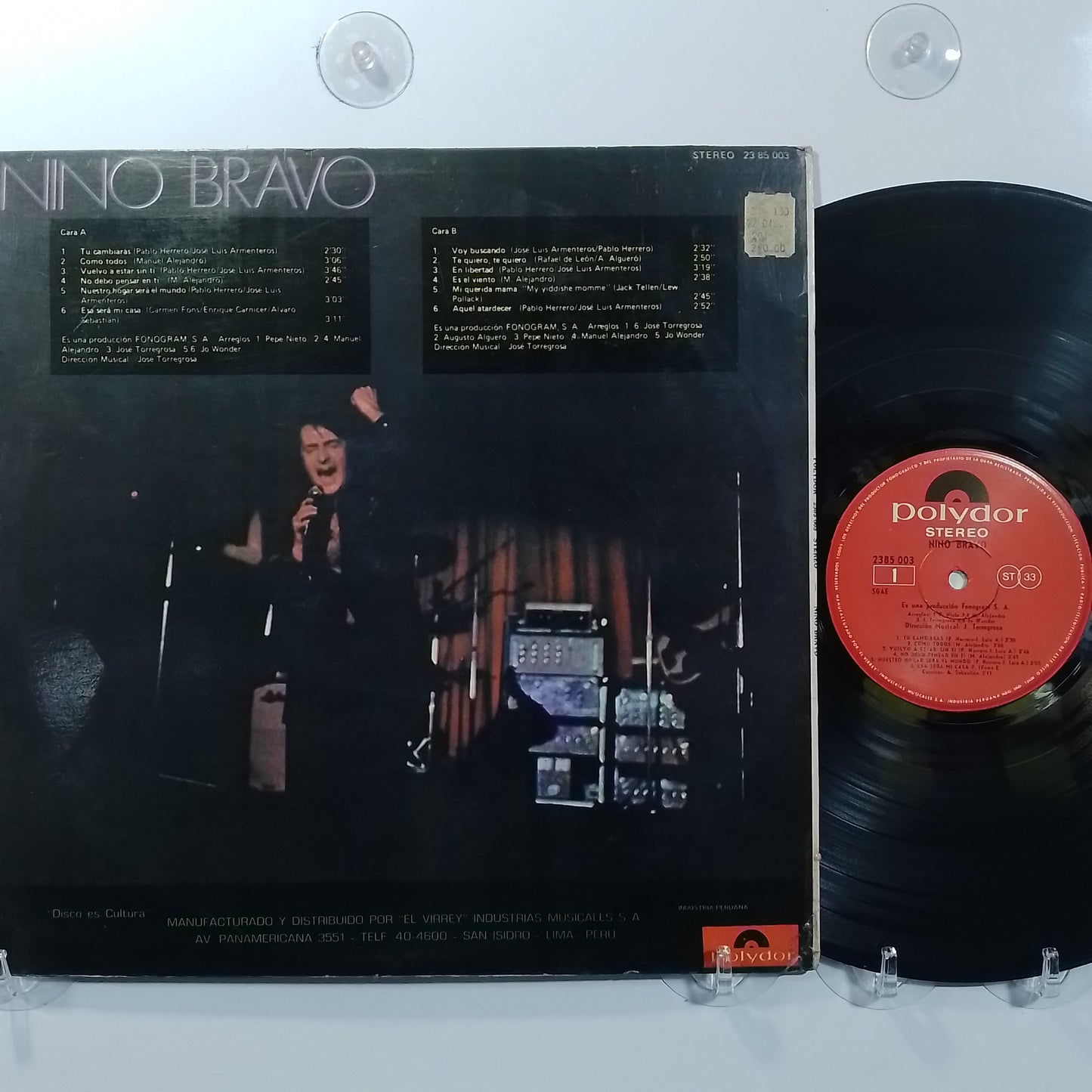 lp Nino Bravo Nino Bravo made peru 1970 latin pop