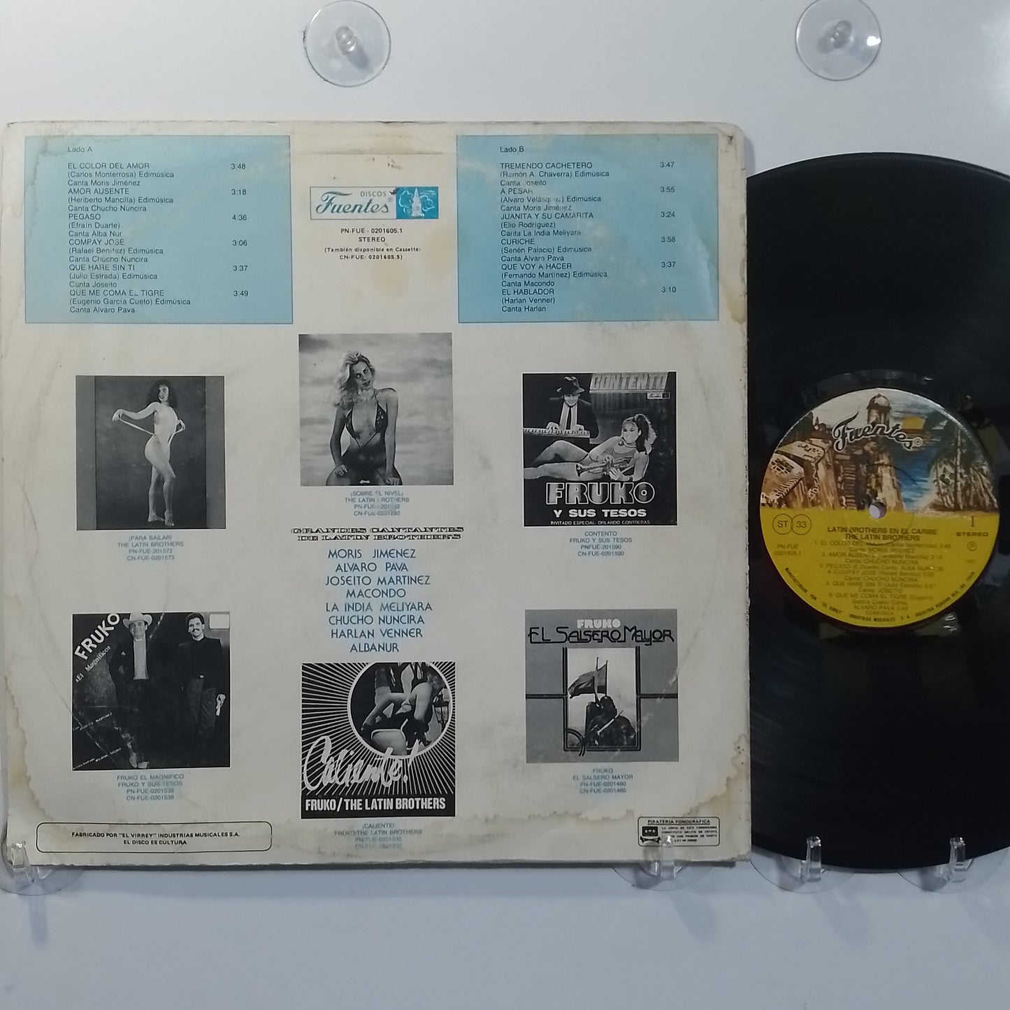 lp The Latin Brothers En El Caribe made peru 1987 cumbia salsa