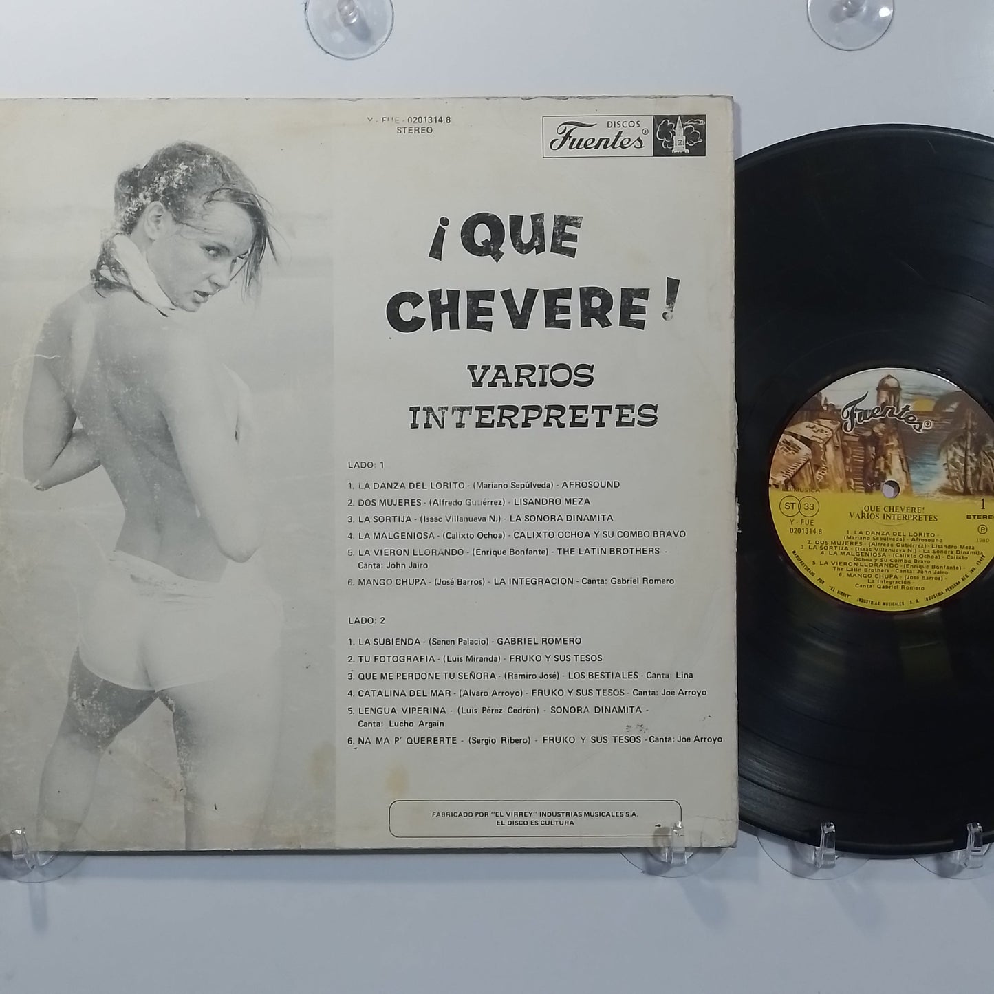 lp Que Chevere Afrosound Lisandro Meza Fruko y sus Tesos varios made Peru 1980 salsa cumbia