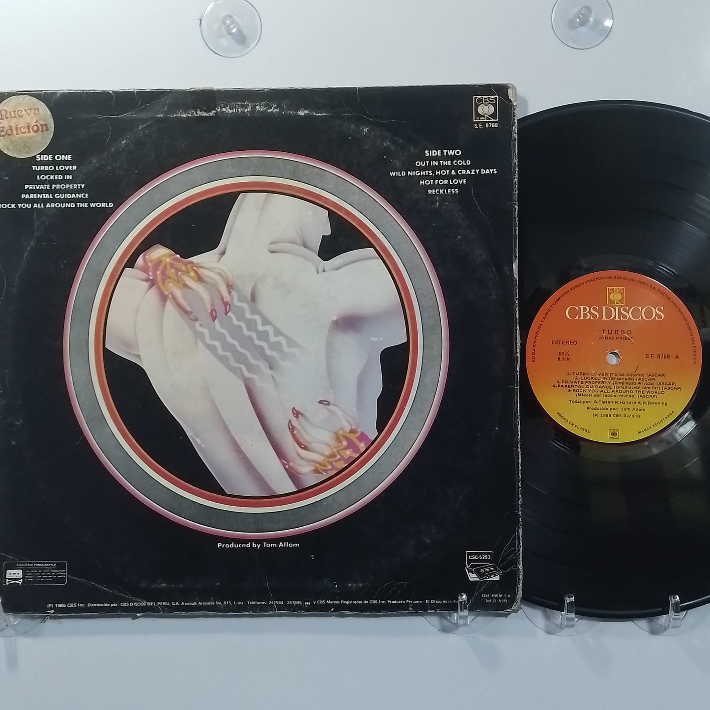 lp Judas Priest Turbo made peru 1986 hard rock
