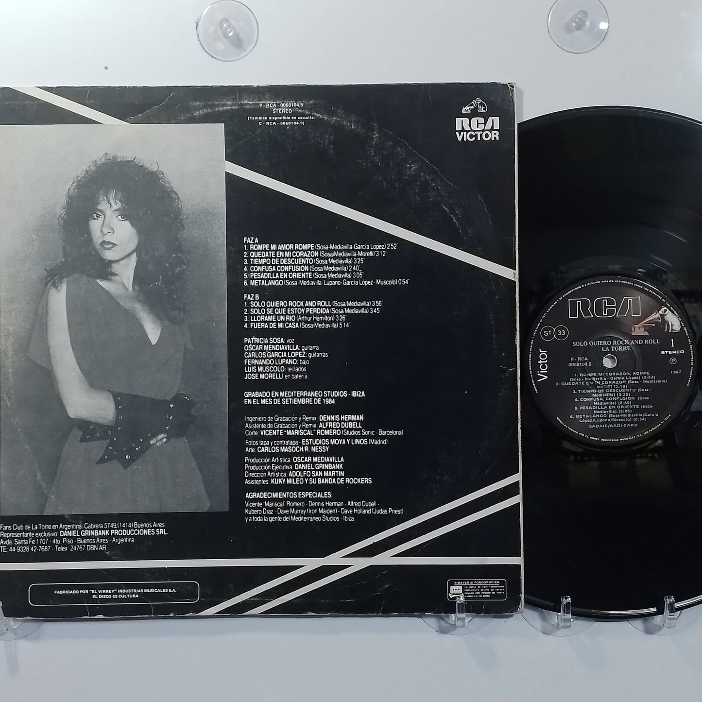 lp La Torre Solo Quiero Rock & Roll made peru 1987 Hard Rock
