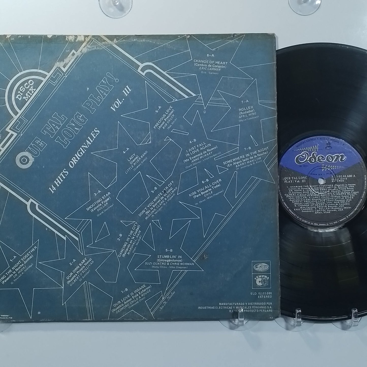 lp Que Tal Long Play Vol 3 dr hook little river band suzi quatro varios made peru 1978 pop rock