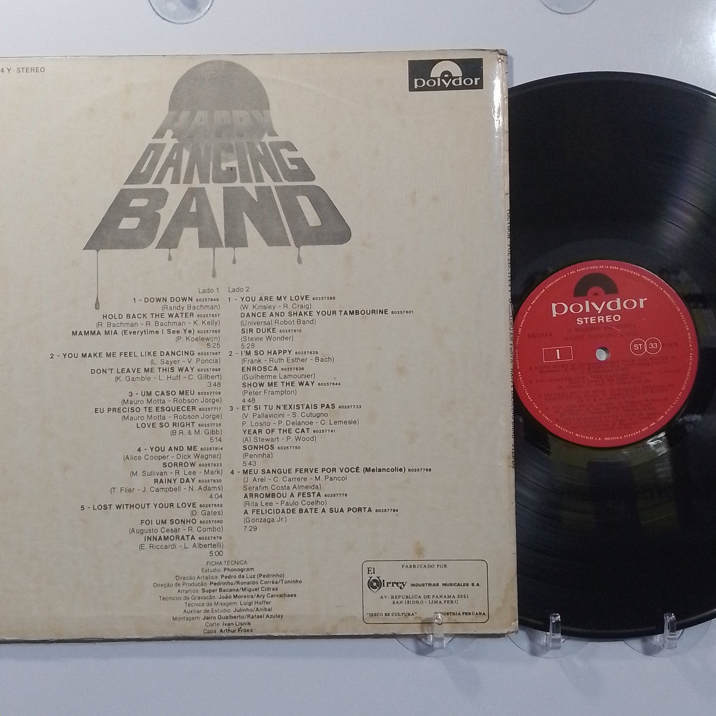 lp happy dancing band happy dancing band made Peru 1978 pop rock