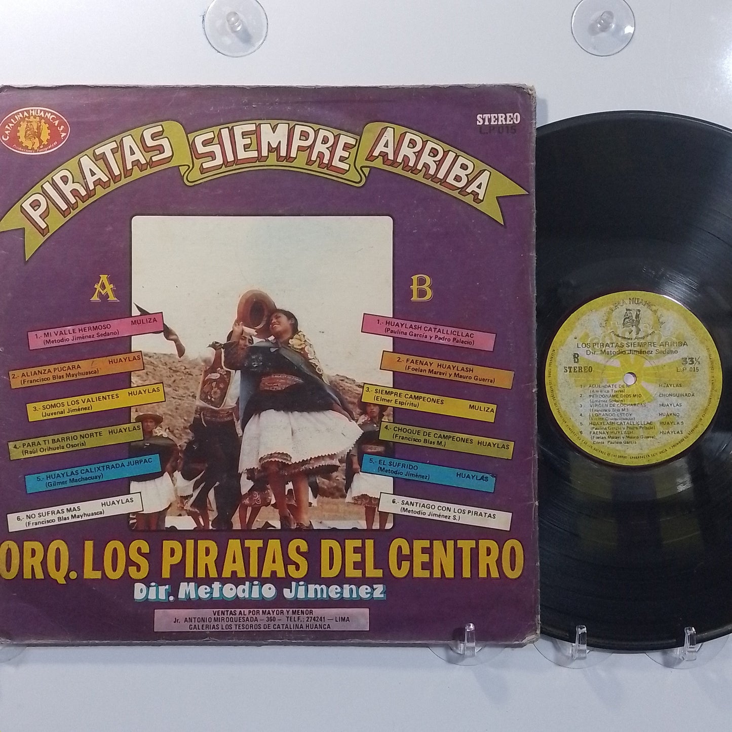 lp los piratas del centro piratas siempre arriba made Peru 1980 huayno folk