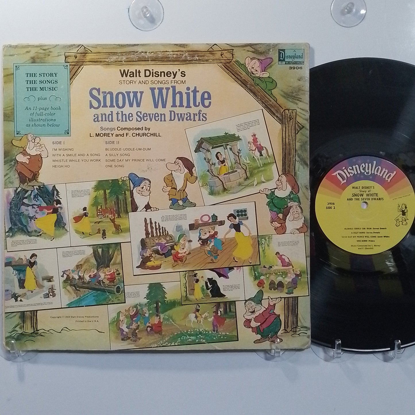 lp Blanca Nieves Y Los Siete Enanos walt disney presenta blanca nieves made usa 1969 gatefold infantil