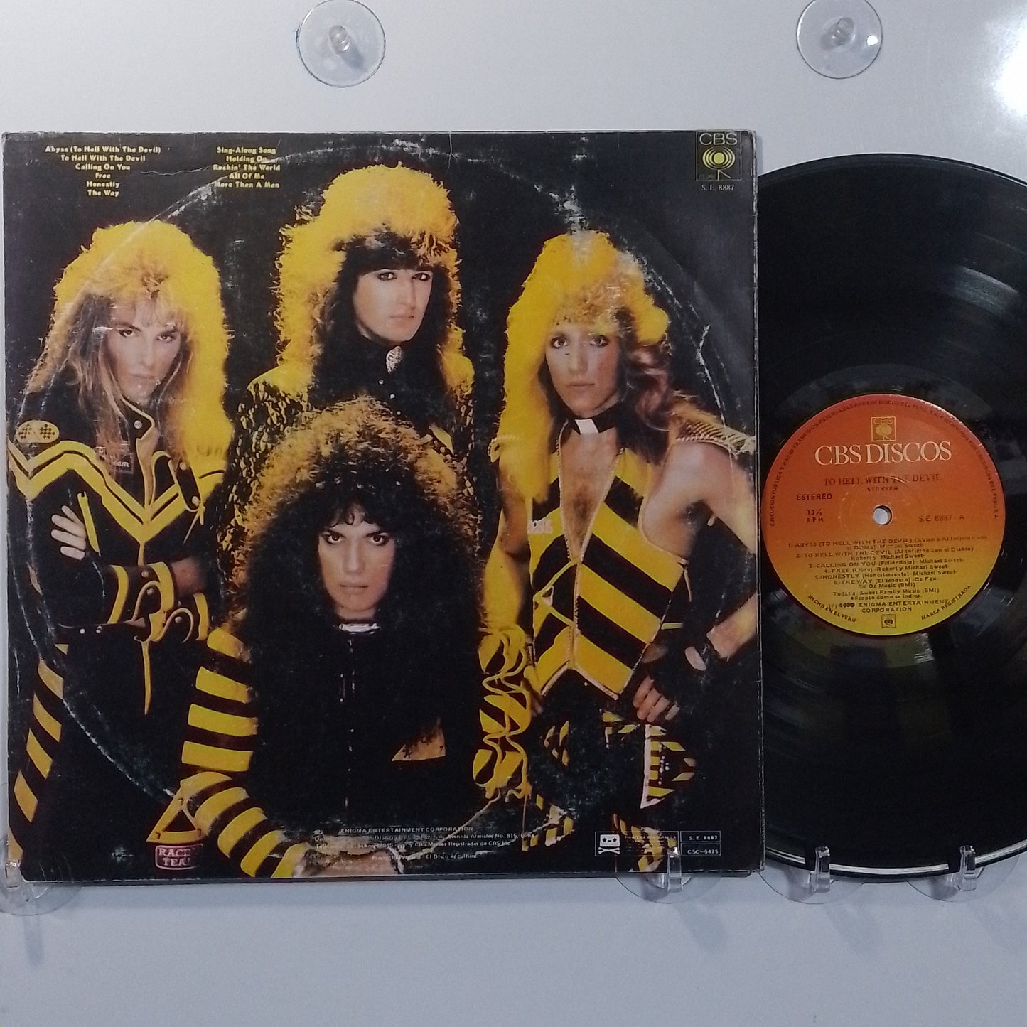 lp Stryper To Hell With The Devil made Peru 1987 hard rock