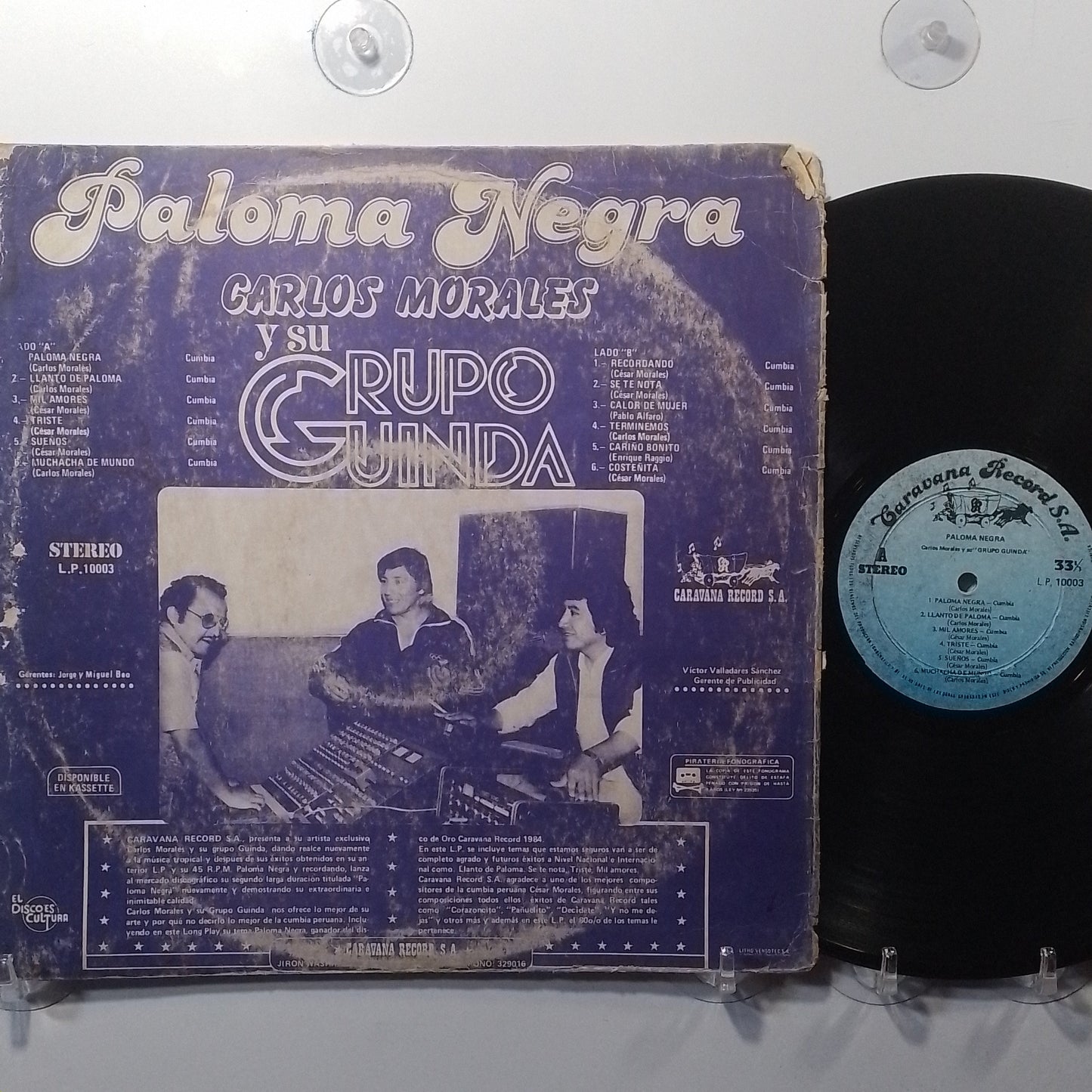 lp Carlos Morales y su Grupo Guinda Paloma Negra made peru 1984 latin chicha cumbia