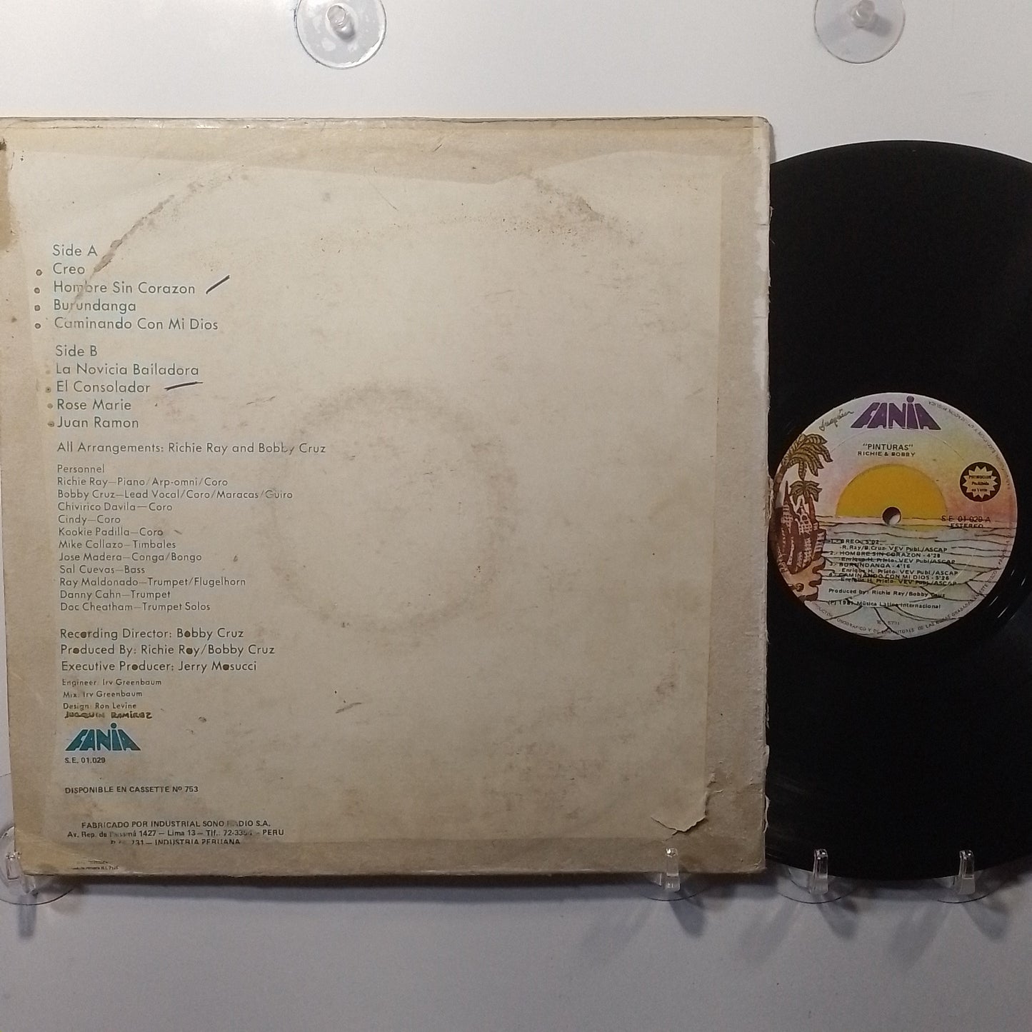 lp Richie & Bobby Pinturas made peru 1981 salsa