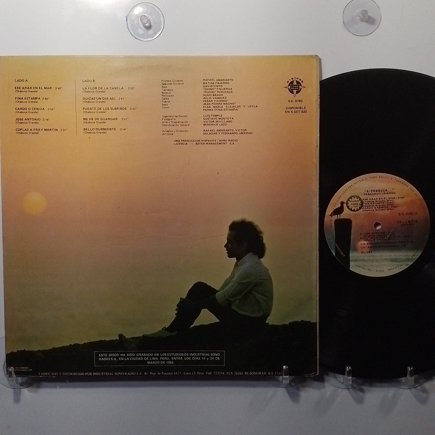 lp Fernando Ubiergo A Chabuca made peru 1983 gatefold latin folk