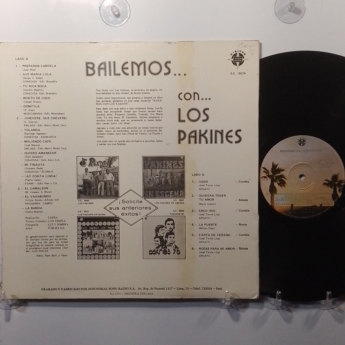 lp Los Pakines Bailemos Con Los Pakines made peru 1977 latin cumbia