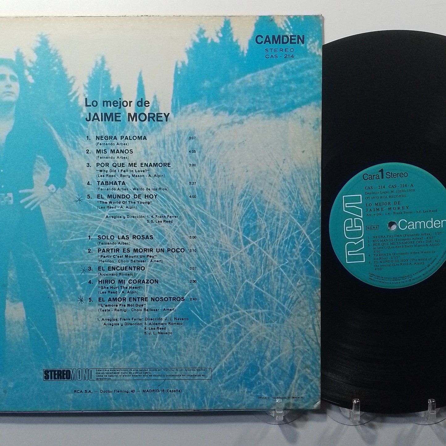 lp Jaime Morey Lo Mejor De Jaime Morey made españa 1972 balada pop