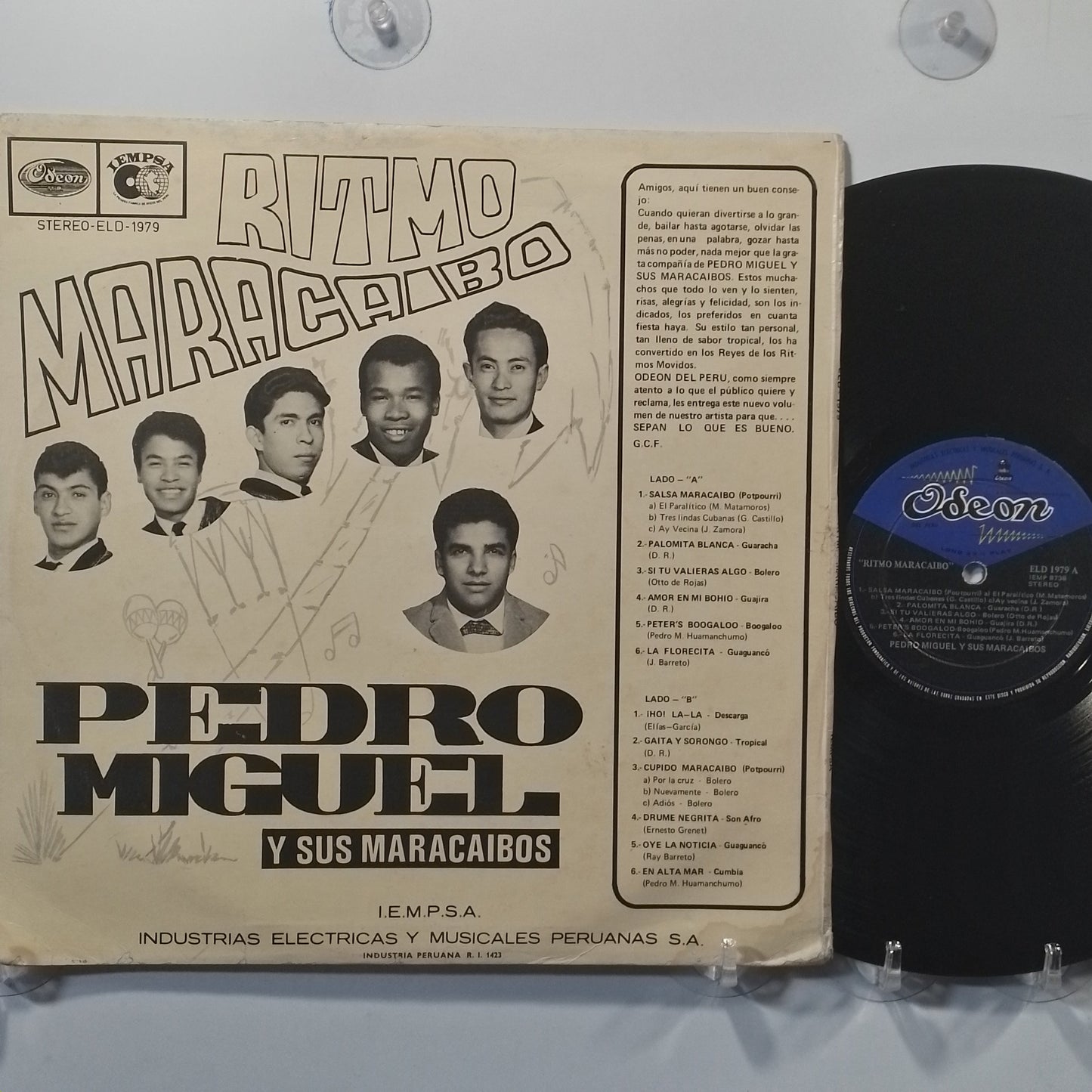 lp pedro miguel y sus maracaibos ritmo maracaibo made peru 1971 cumbia descarga boogaloo