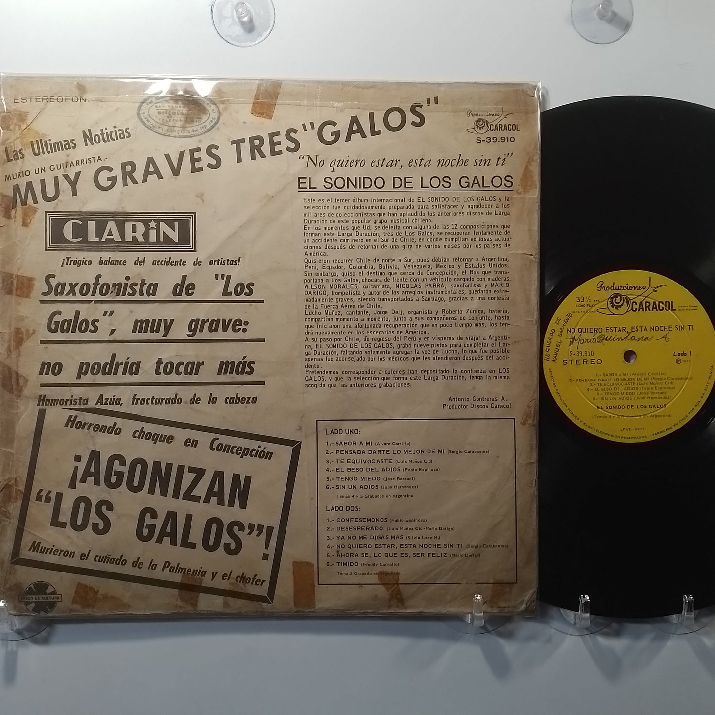 lp los galos no quiero estar esta noche sin ti made argentina 1971 latin pop