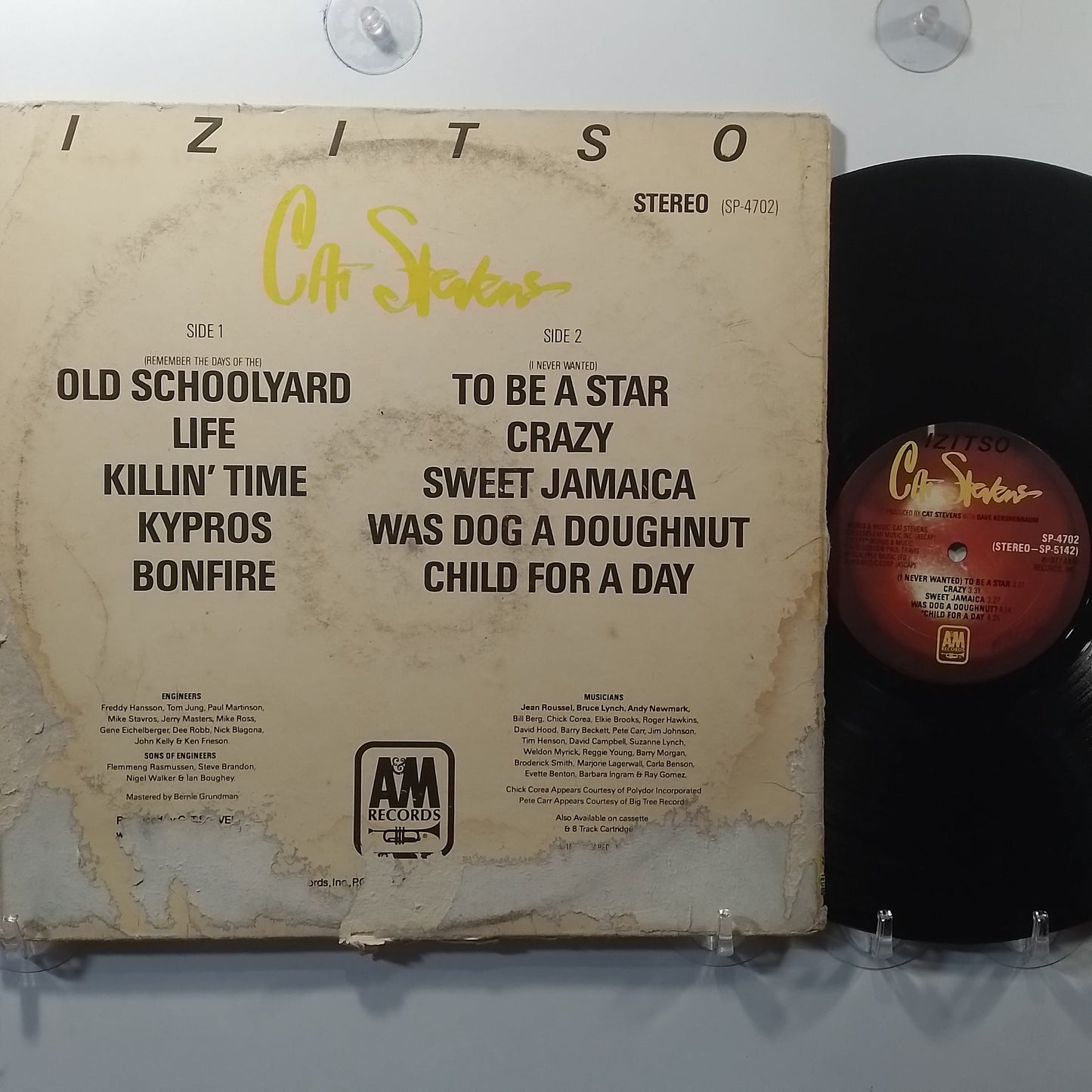 lp cat stevens izitso made usa 1977 rock
