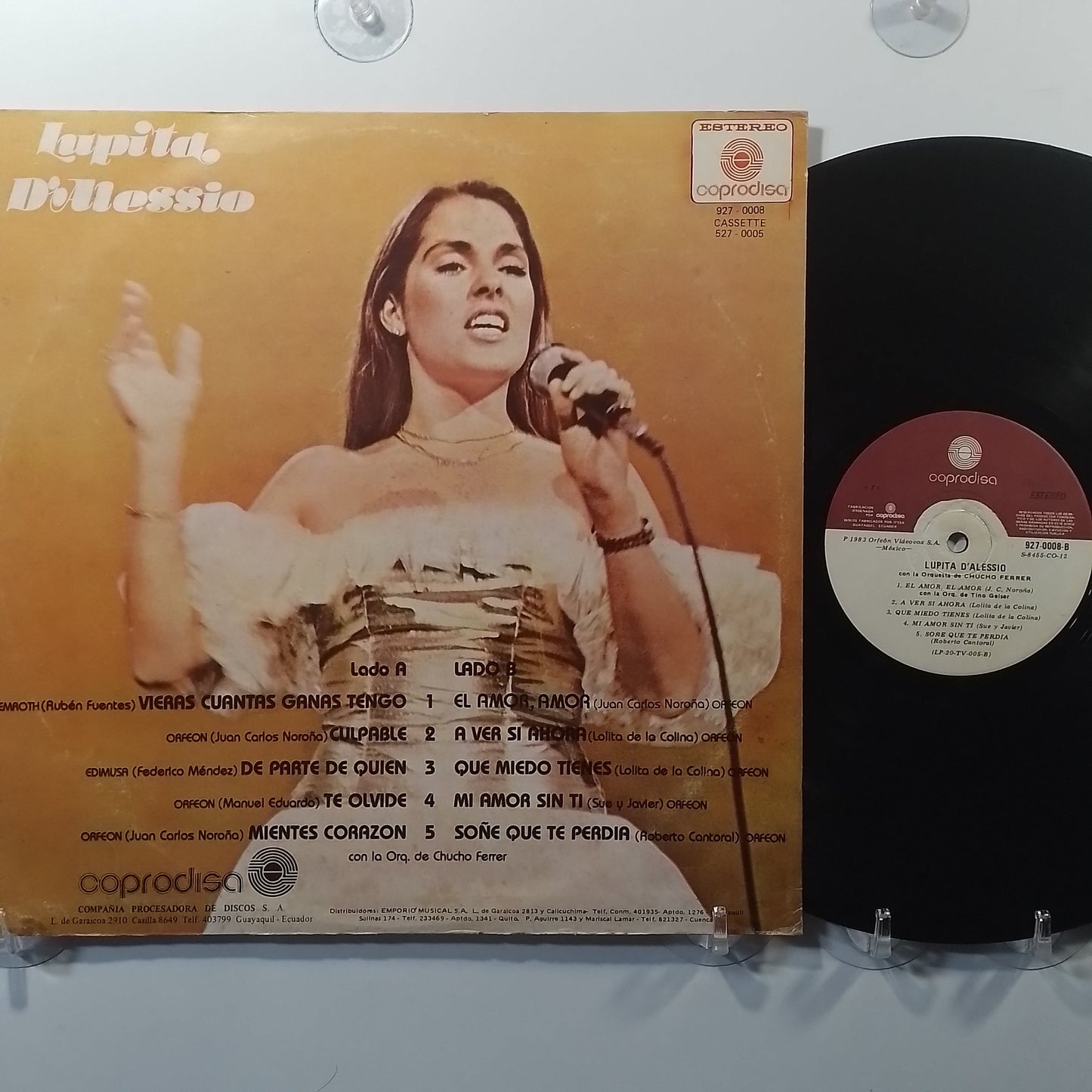 lp lupita dalessio vieras cuantas ganas tengo made ecuador 1982 latin pop