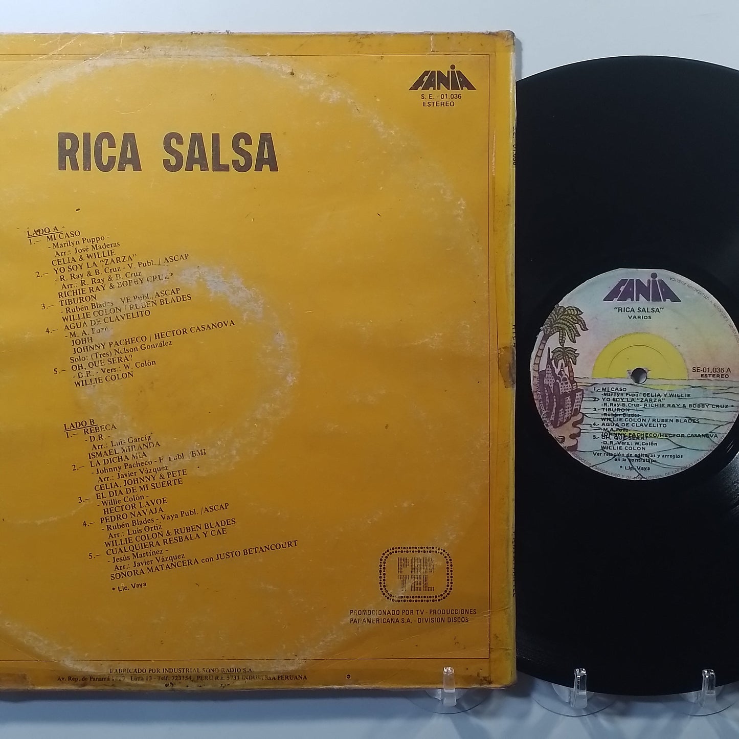 lp rica salsa varios hector lavoe ruben blades willi colon ismael miranda made peru 1981 latin salsa