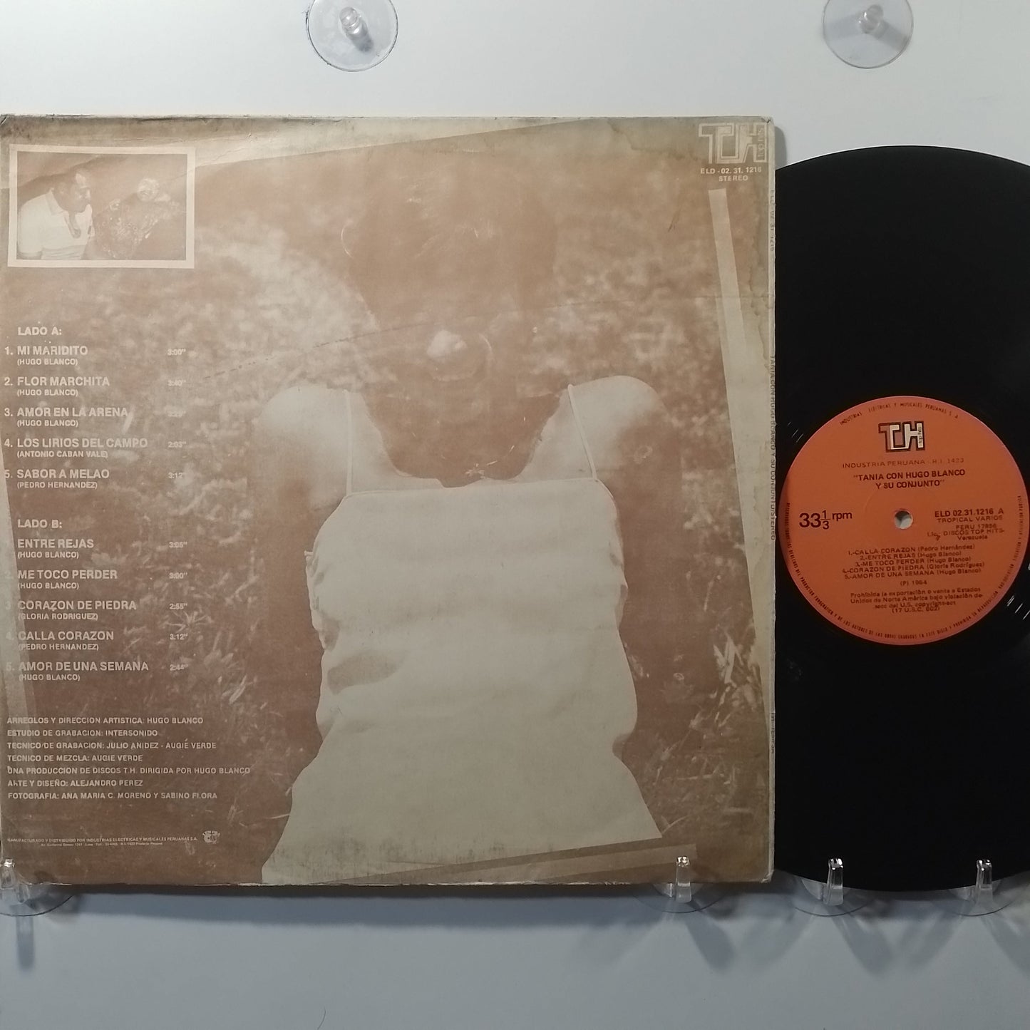 lp Tania Con Hugo Blanco Y Su Conjunto made peru 1982 latin cumbia