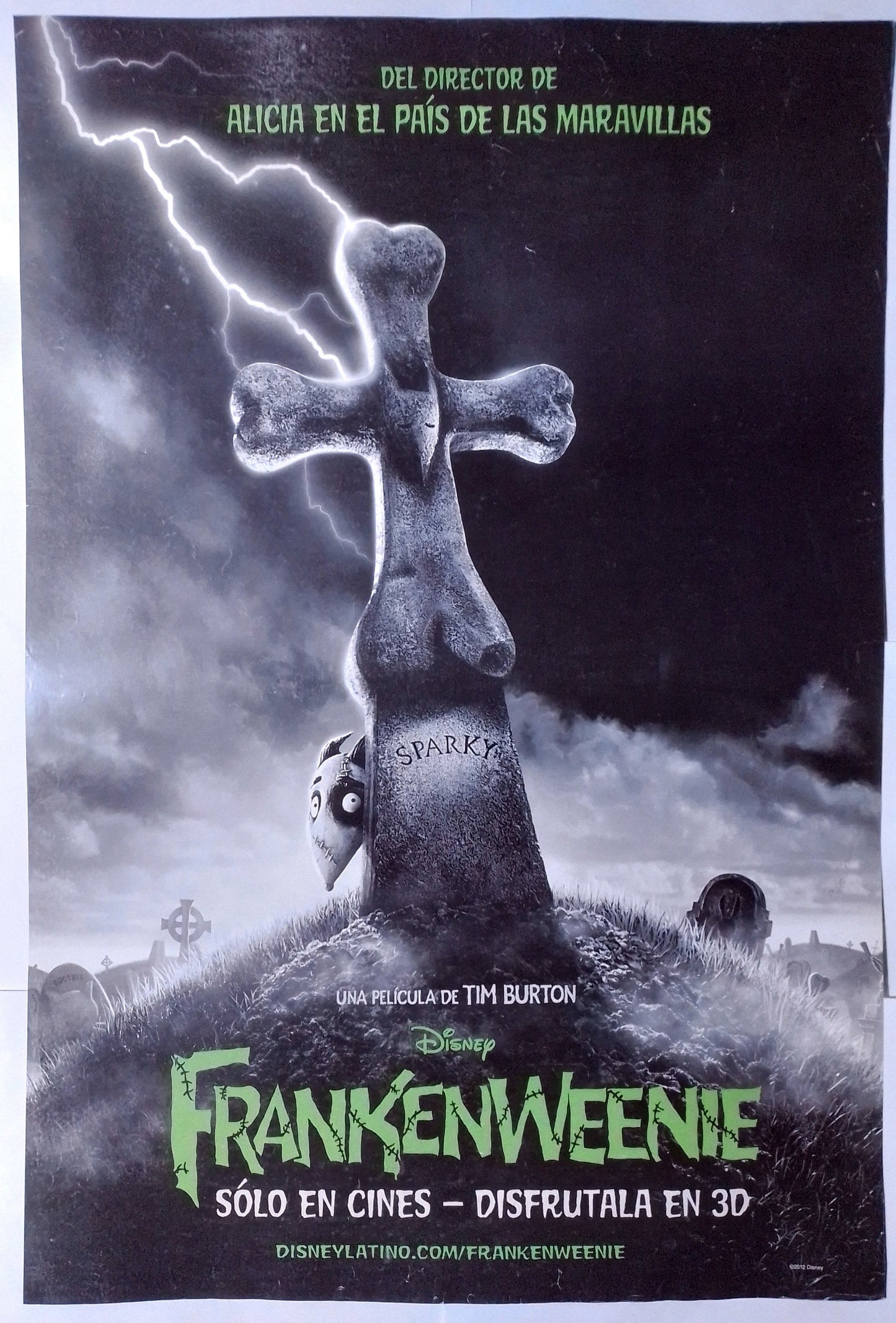 poster cine original frankenweenie