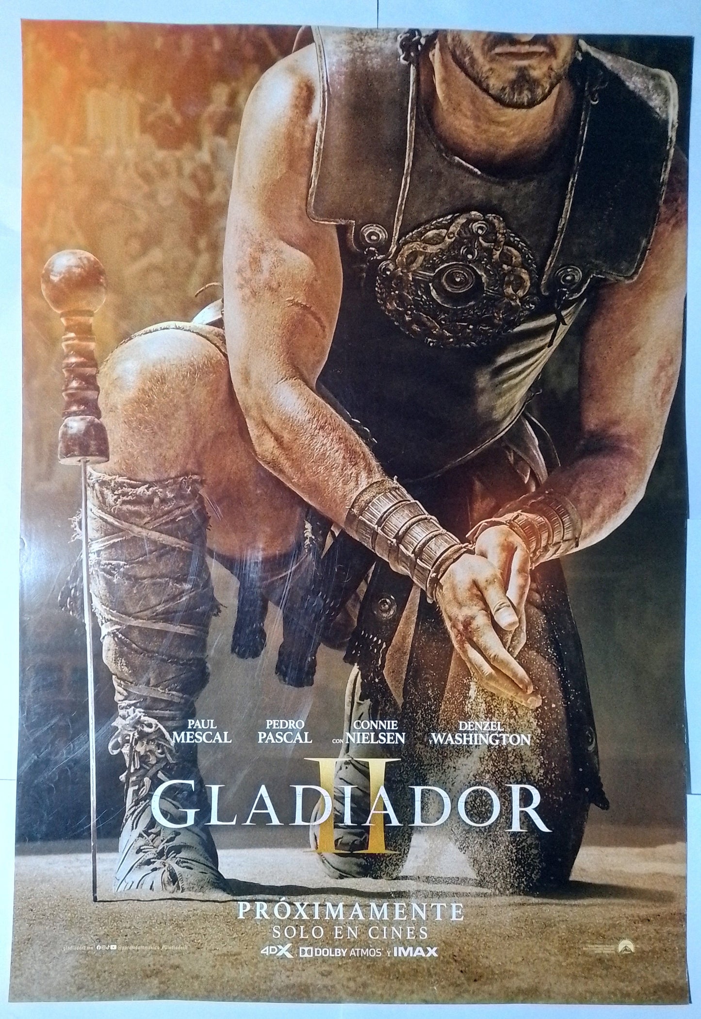 poster cine original gladiador 2