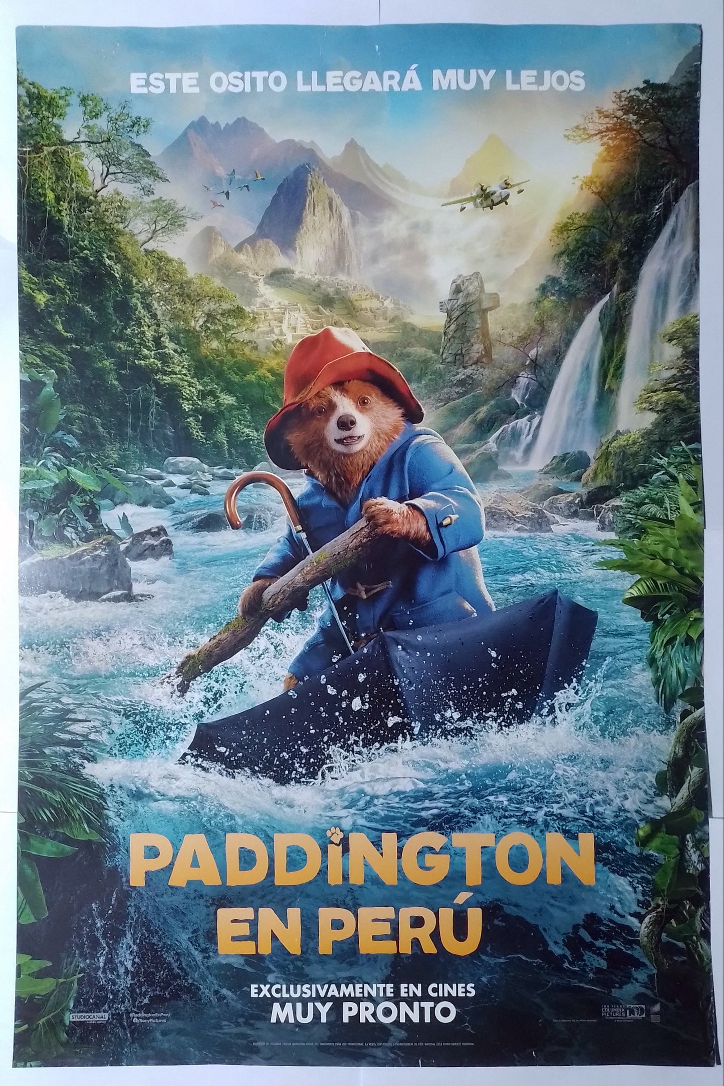 poster cine original paddington en peru