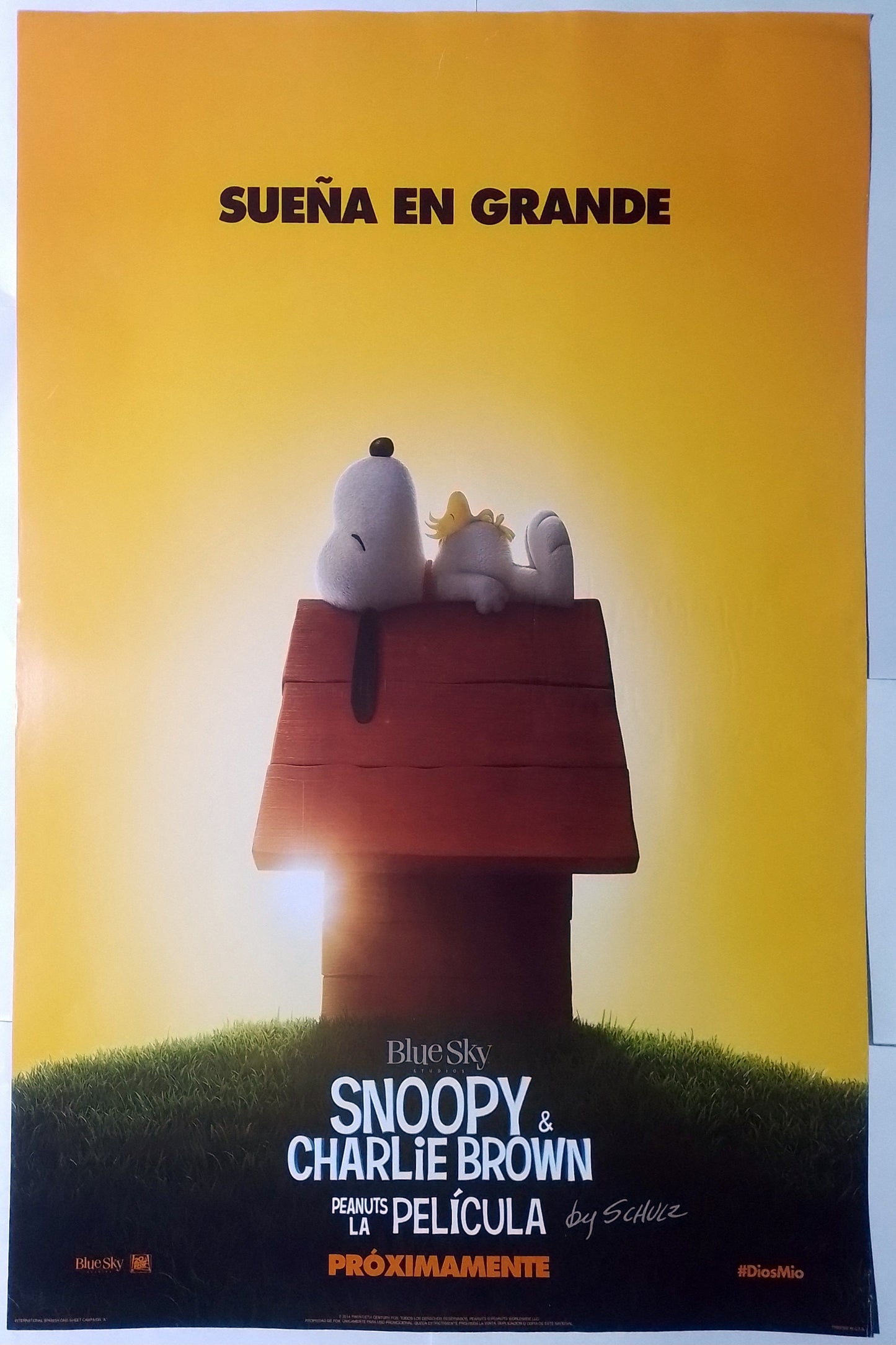 poster cine original snoopy & charlie brown la pelicula