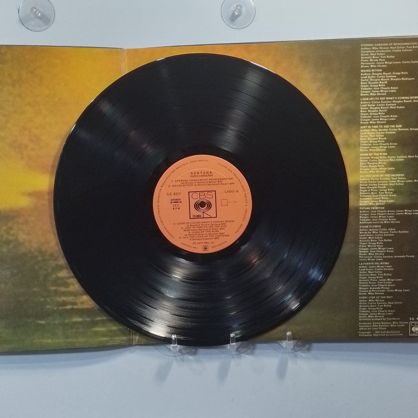 lp Santana Caravanserai made peru 1972 gatefold rock