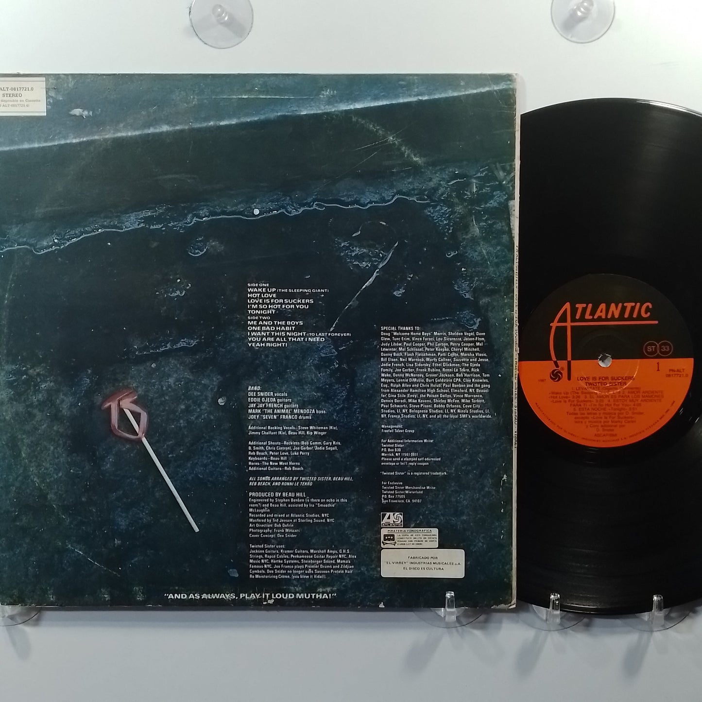 lp Twisted Sister Love Is For Suckers made peru 1987 hard rock