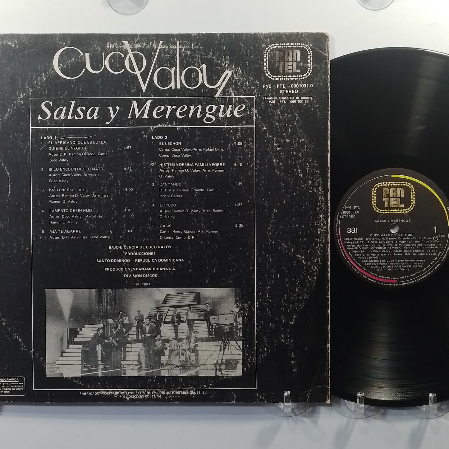 lp cuco valoy y su tribu salsa y merengue made peru 1984 salsa