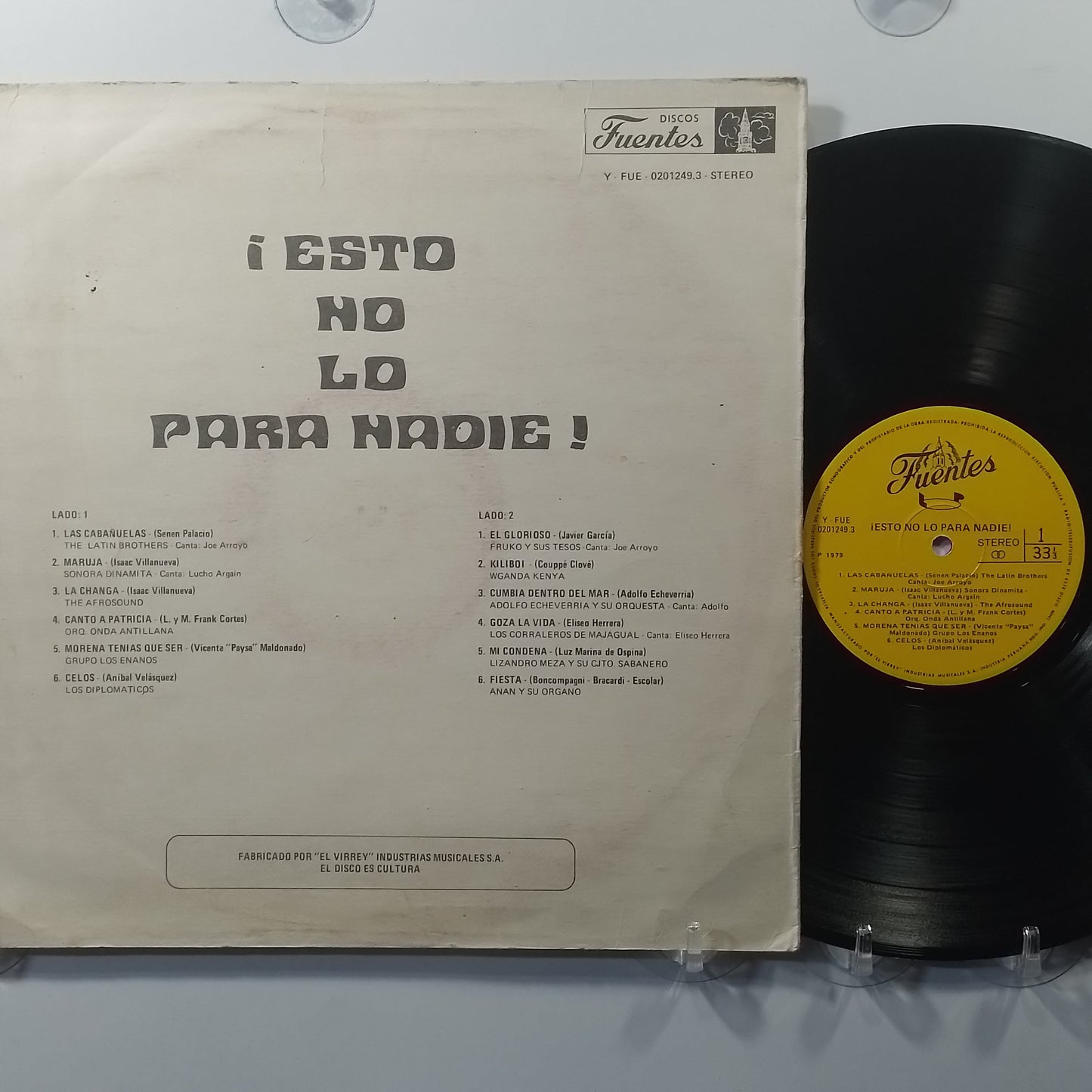 lp esto no lo para nadie the latin brothers fruko y sus tesos lizandro meza varios made peru 1979 latin salsa cumbia
